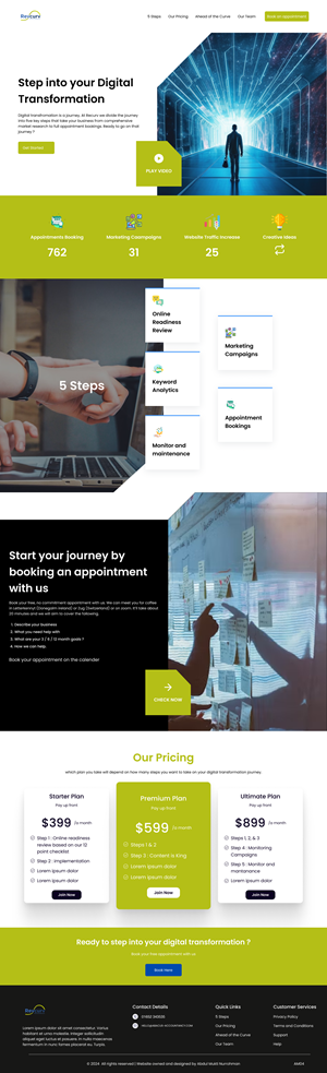 Web-Design von Taufik H für Revcurv | Design #32130012