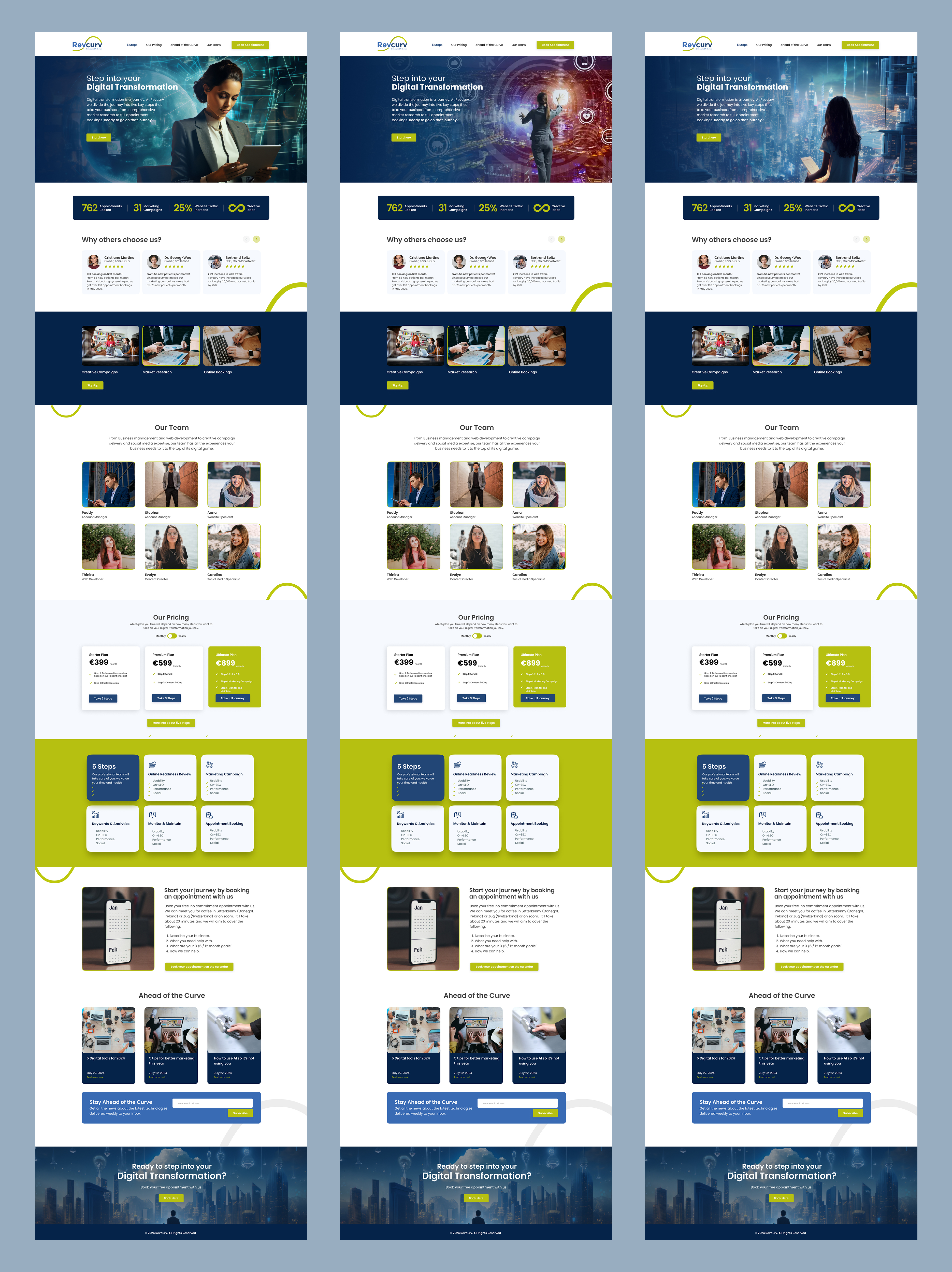 Web Design by Graphic Guy for Revcurv | Design #32197383