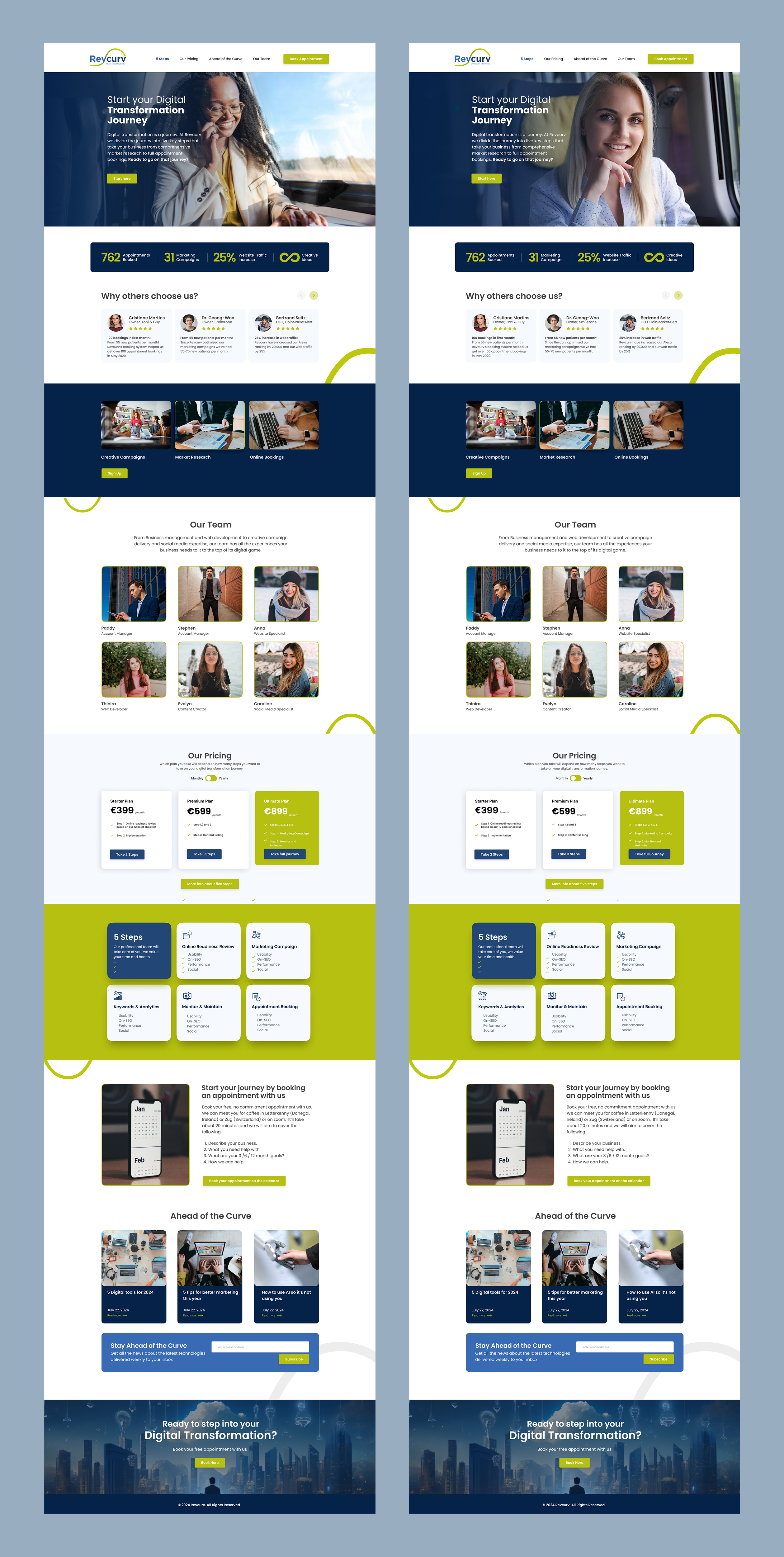 Web Design by Graphic Guy for Revcurv | Design #32197816