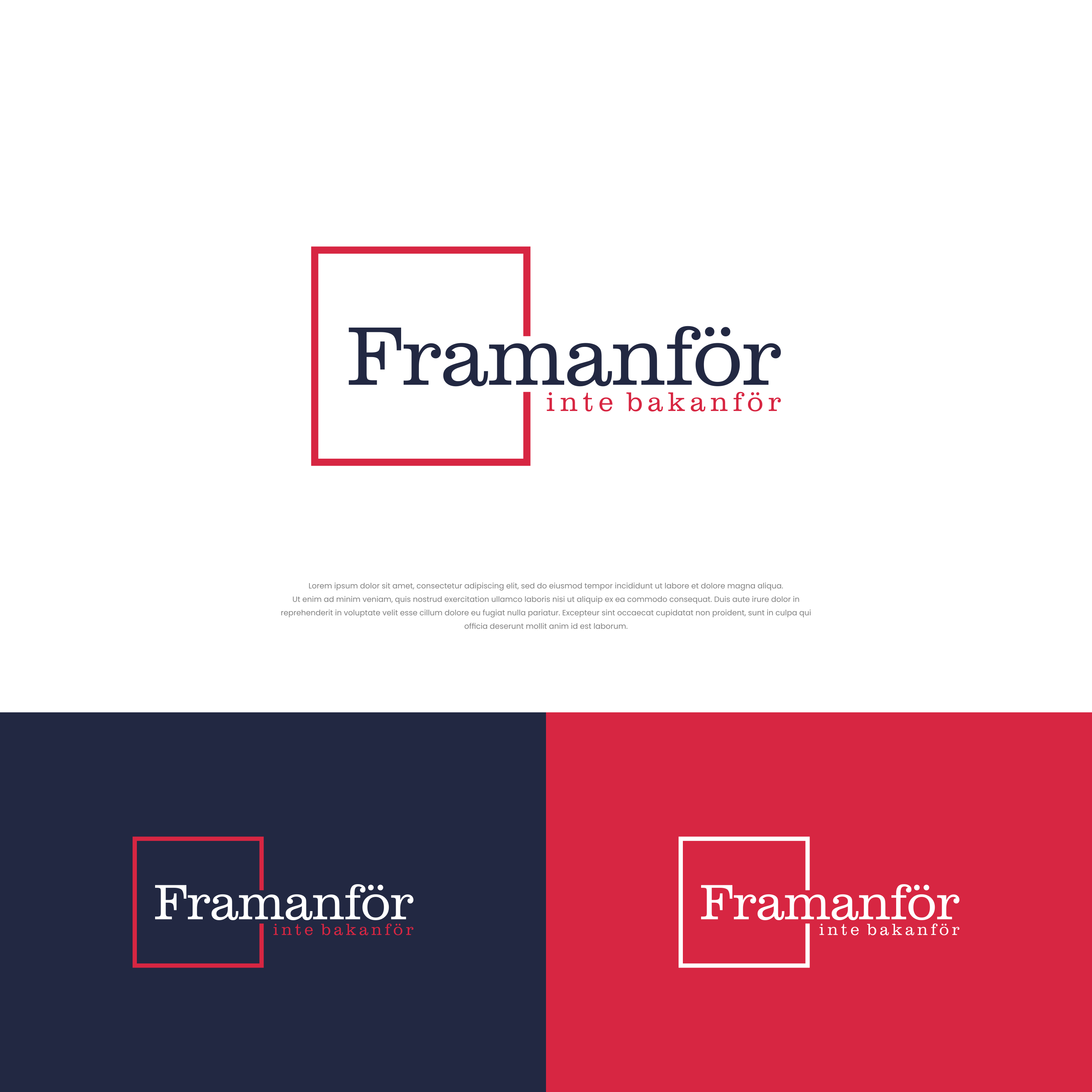 Logo Design by ge.logo for Framanför AB | Design #32128146