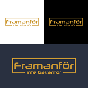 Logo Design by initials_MAN for Framanför AB | Design: #32104740