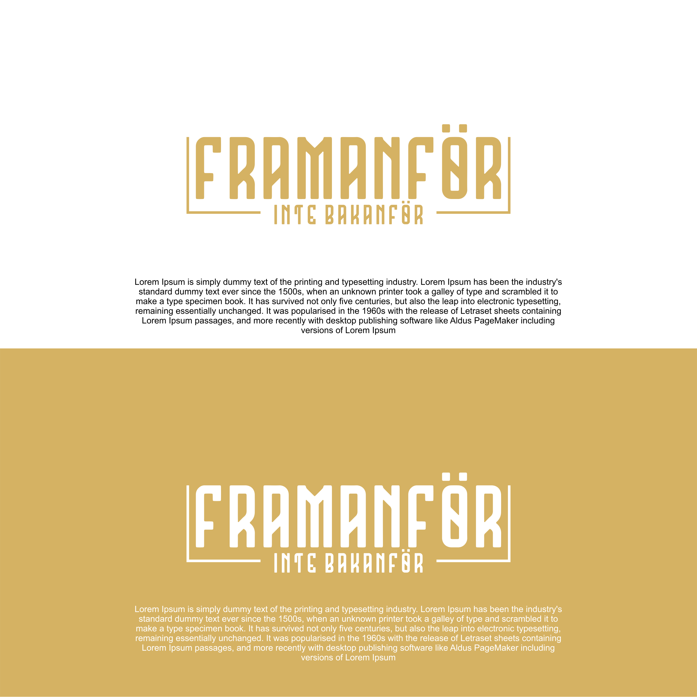 Logo Design by diego costa for Framanför AB | Design #32094342