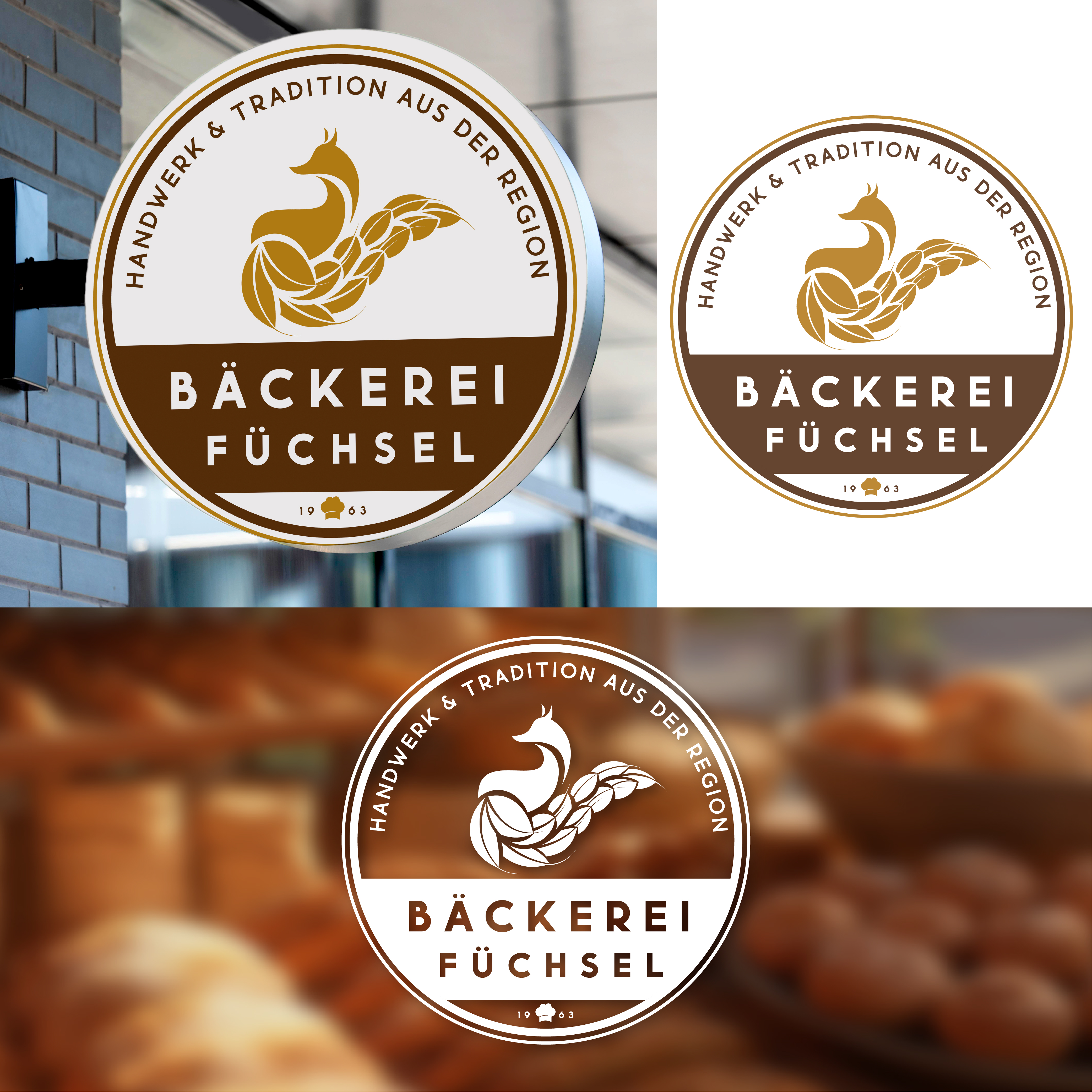 Logo Design by sarrita for Bäckerei & Konditorei Füchsel | Design #32096254