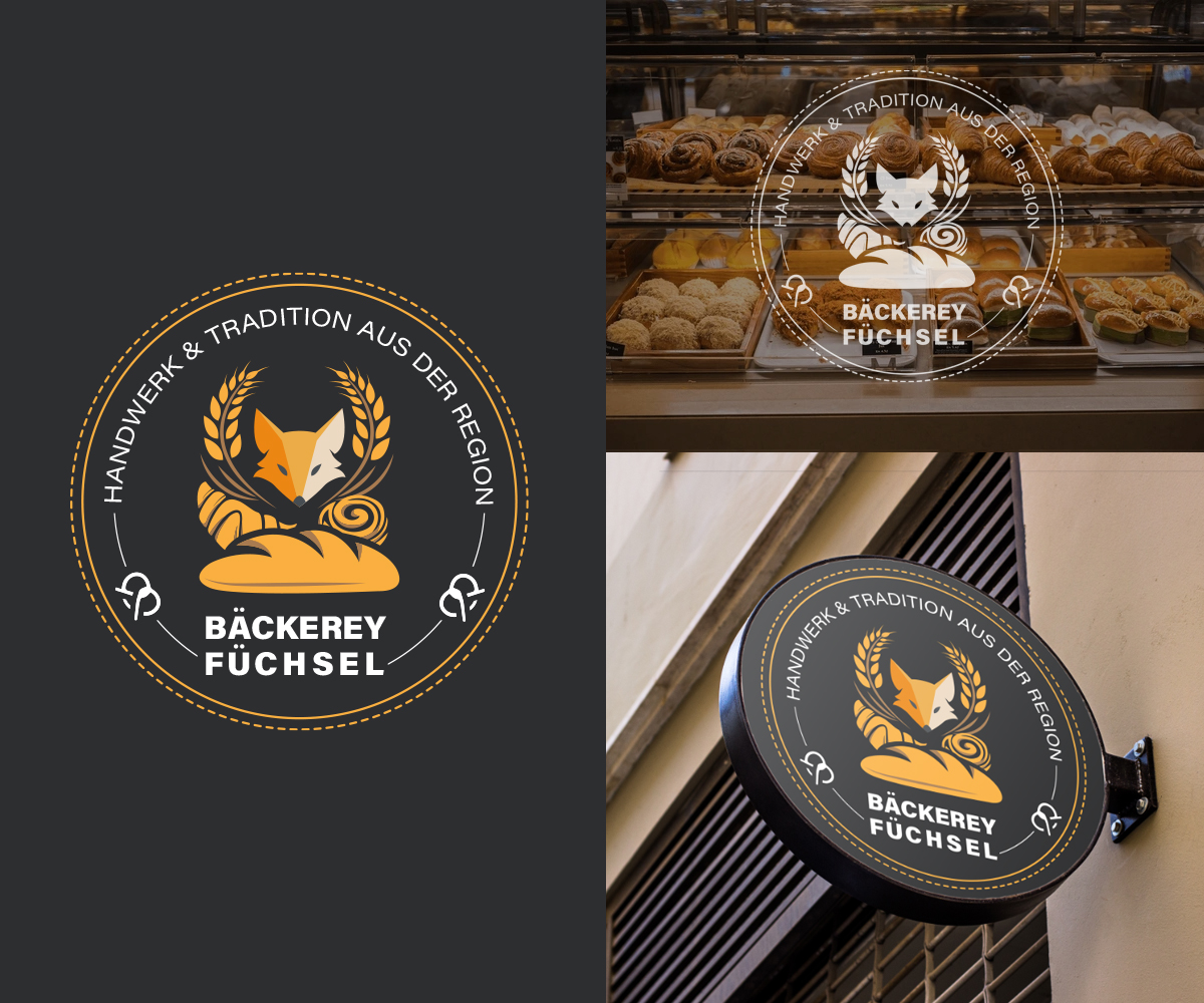 Logo Design by Alf Mozara for Bäckerei & Konditorei Füchsel | Design #32154324