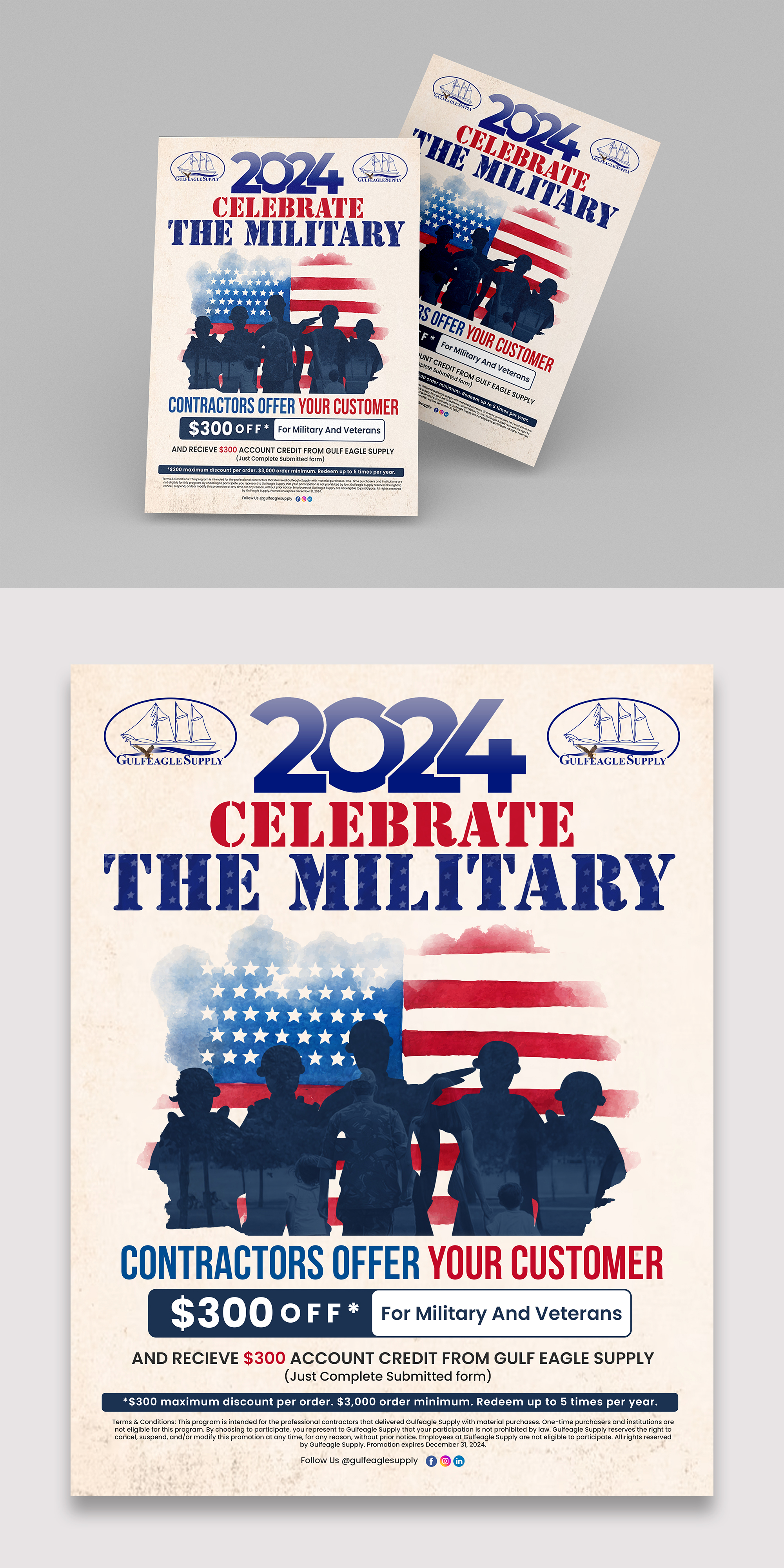 Flyer Design by debdesign for gulf eagle company | Design: #32098533