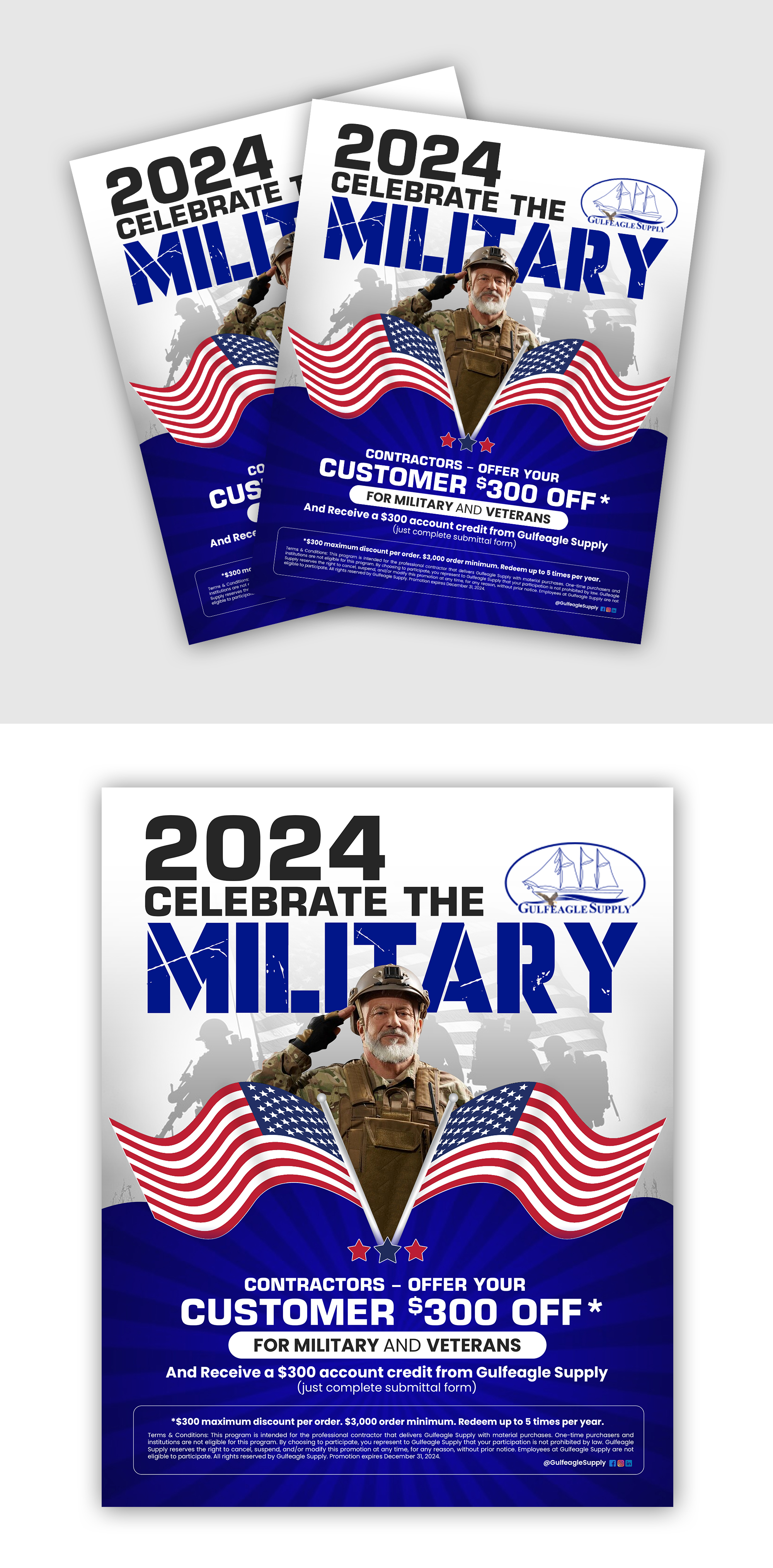 Flyer Design by debdesign for gulf eagle company | Design #32098540