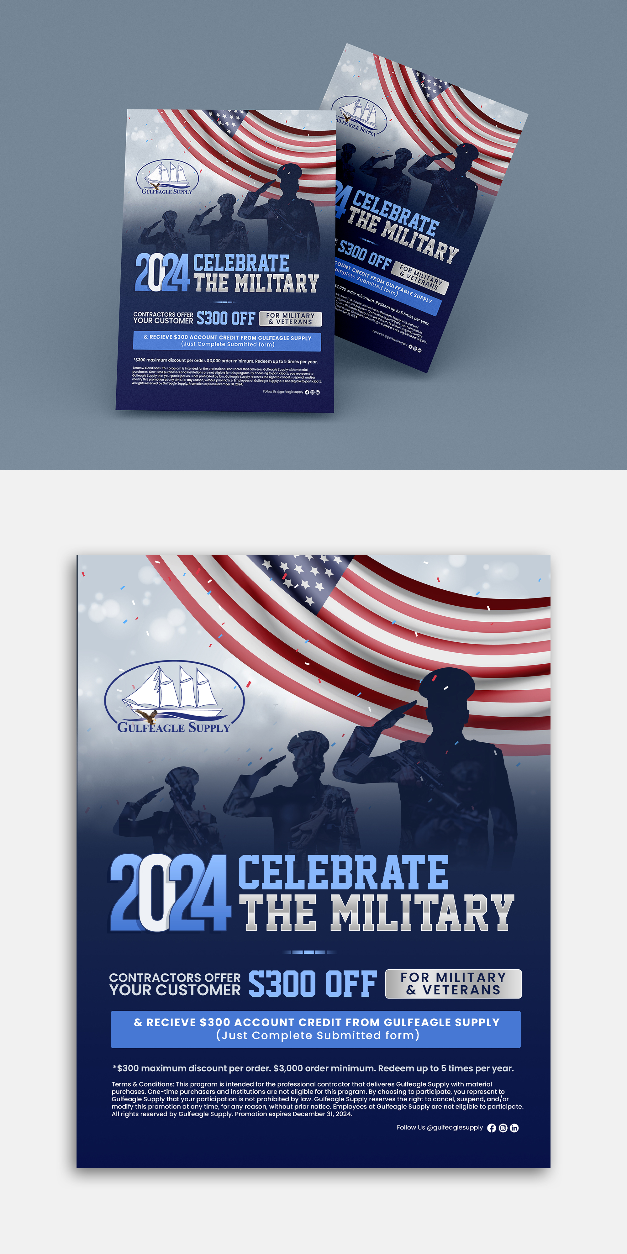 Flyer Design by debdesign for gulf eagle company | Design #32098565