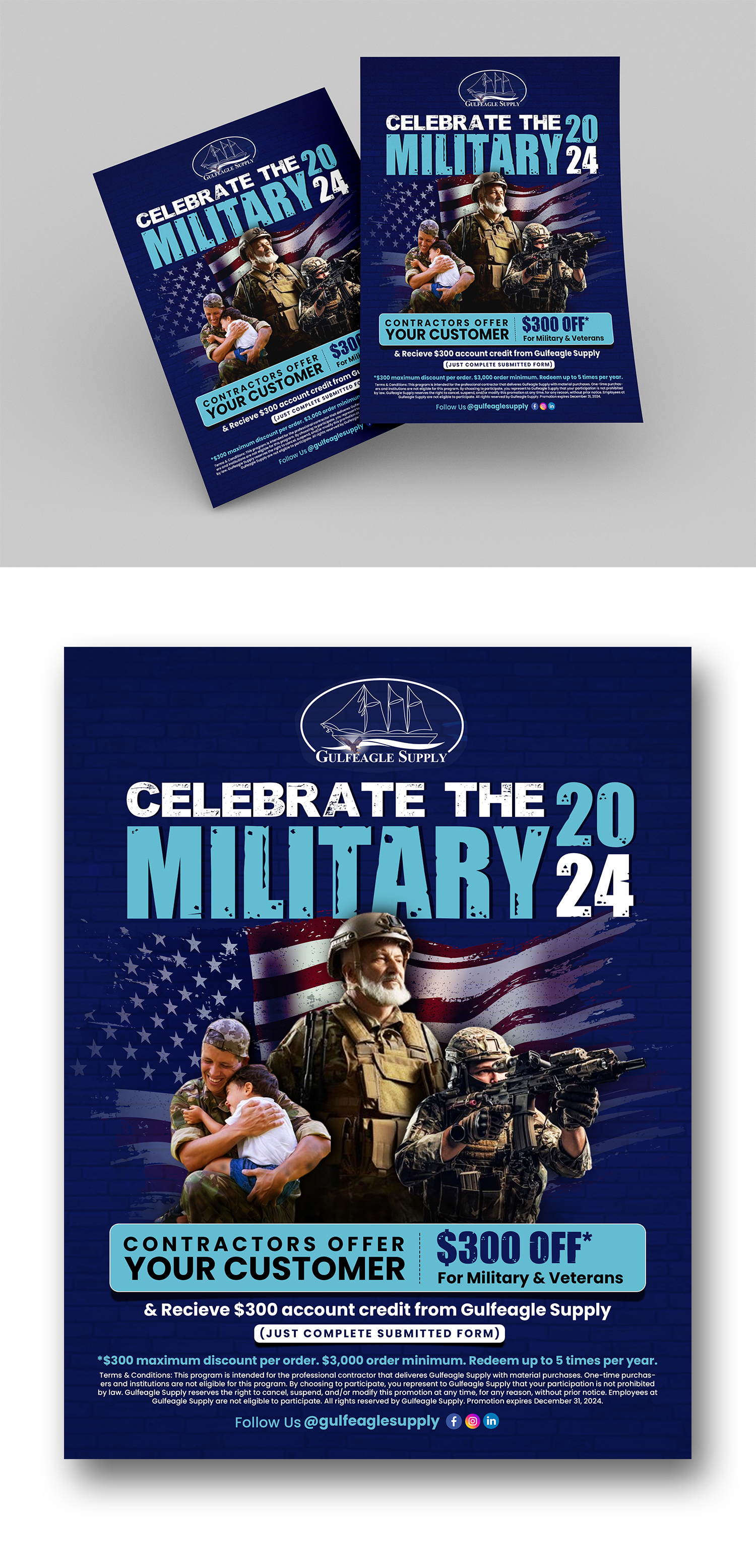 Flyer Design by debdesign for gulf eagle company | Design #32098626