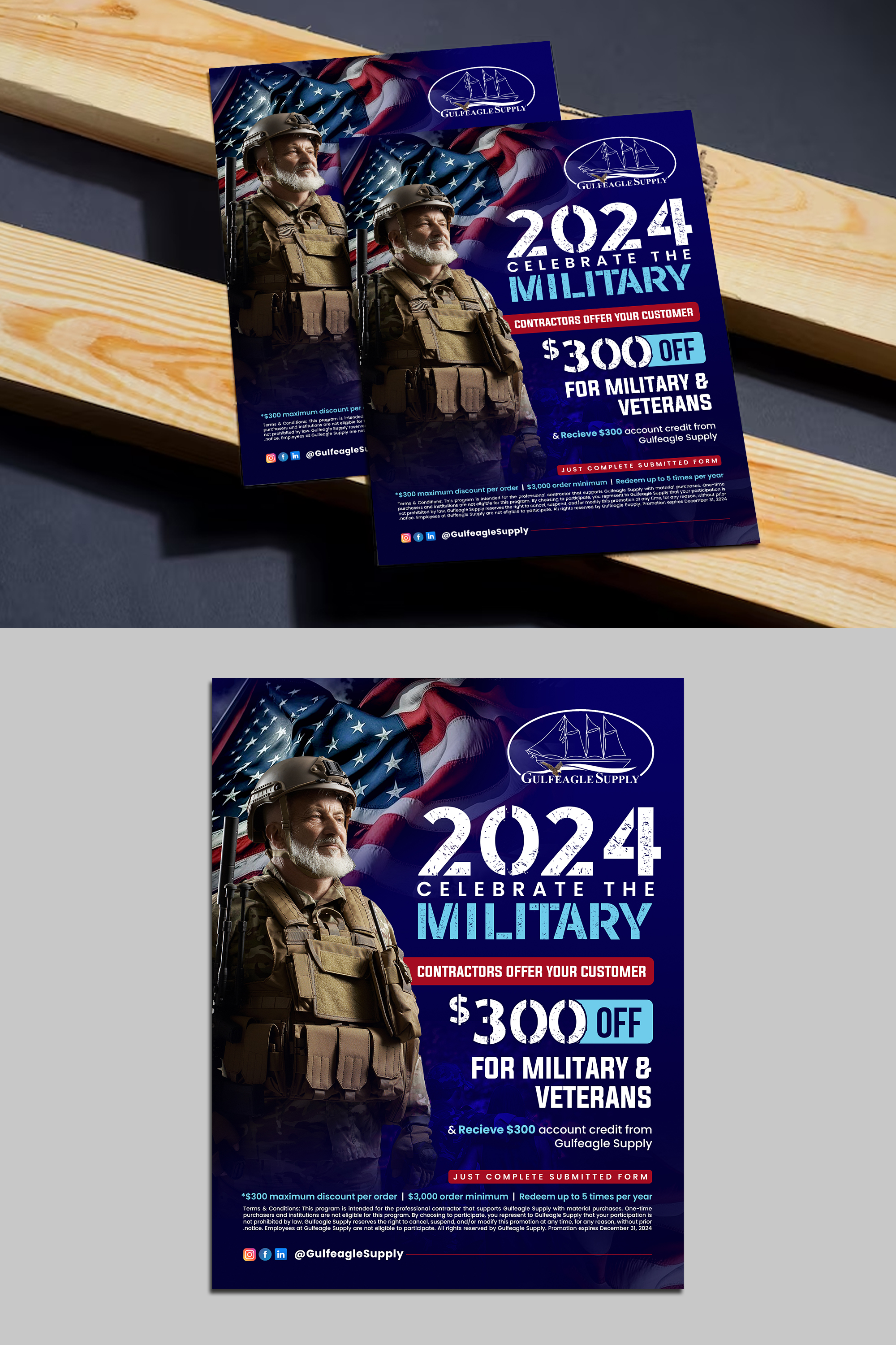 Flyer Design by debdesign for gulf eagle company | Design #32098633