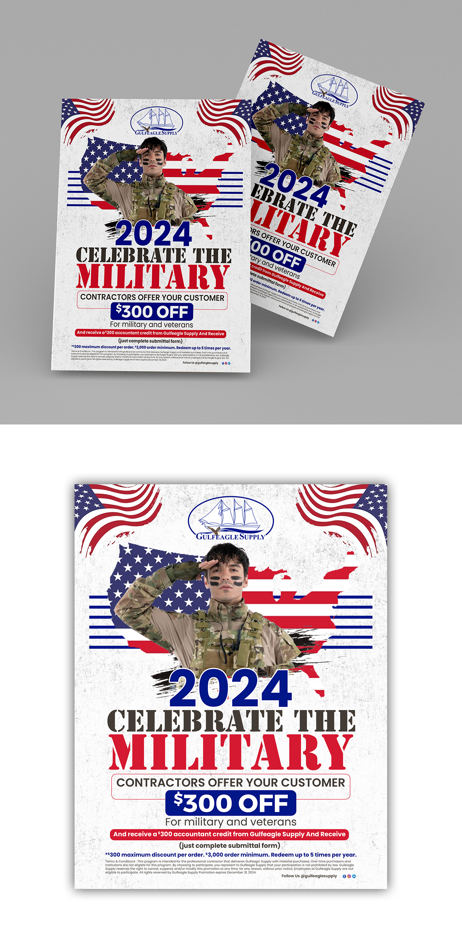 Flyer Design by debdesign for gulf eagle company | Design #32098698