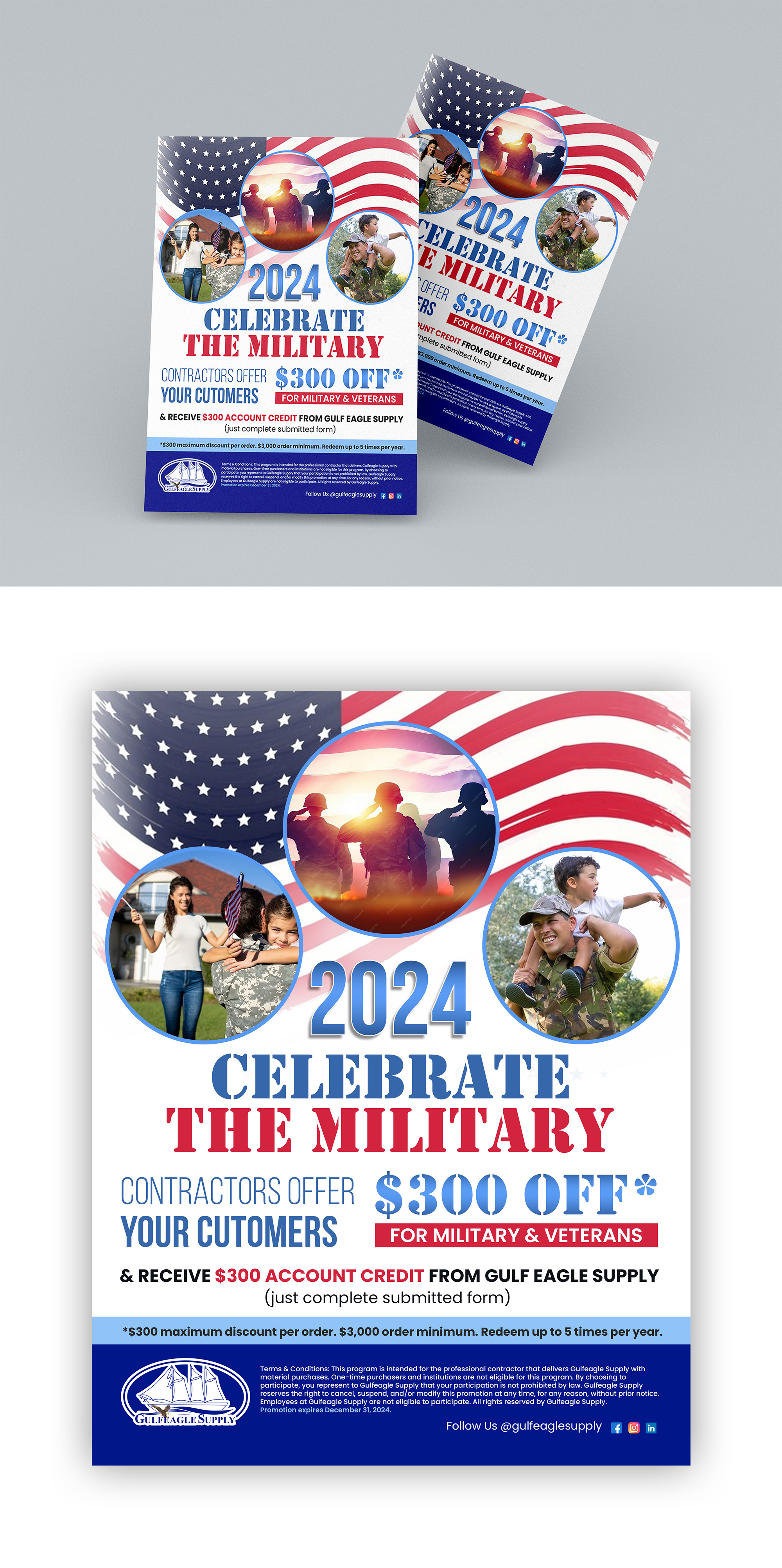 Flyer Design by debdesign for gulf eagle company | Design #32098700