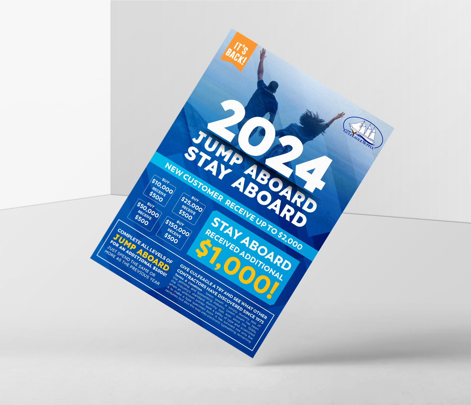 Flyer Design by SAMPA DUARI for gulf eagle company | Design #32098255