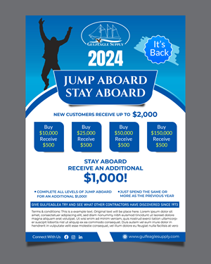 Flyer Design by Rifu Graphics for gulf eagle company | Design: #32100181