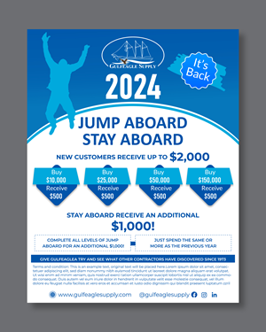 Flyer Design by Rifu Graphics for gulf eagle company | Design: #32101459