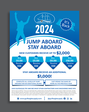 Flyer Design by Rifu Graphics for gulf eagle company | Design: #32101549