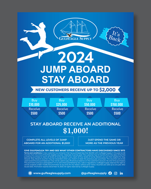 Flyer Design by Rifu Graphics for gulf eagle company | Design: #32105158