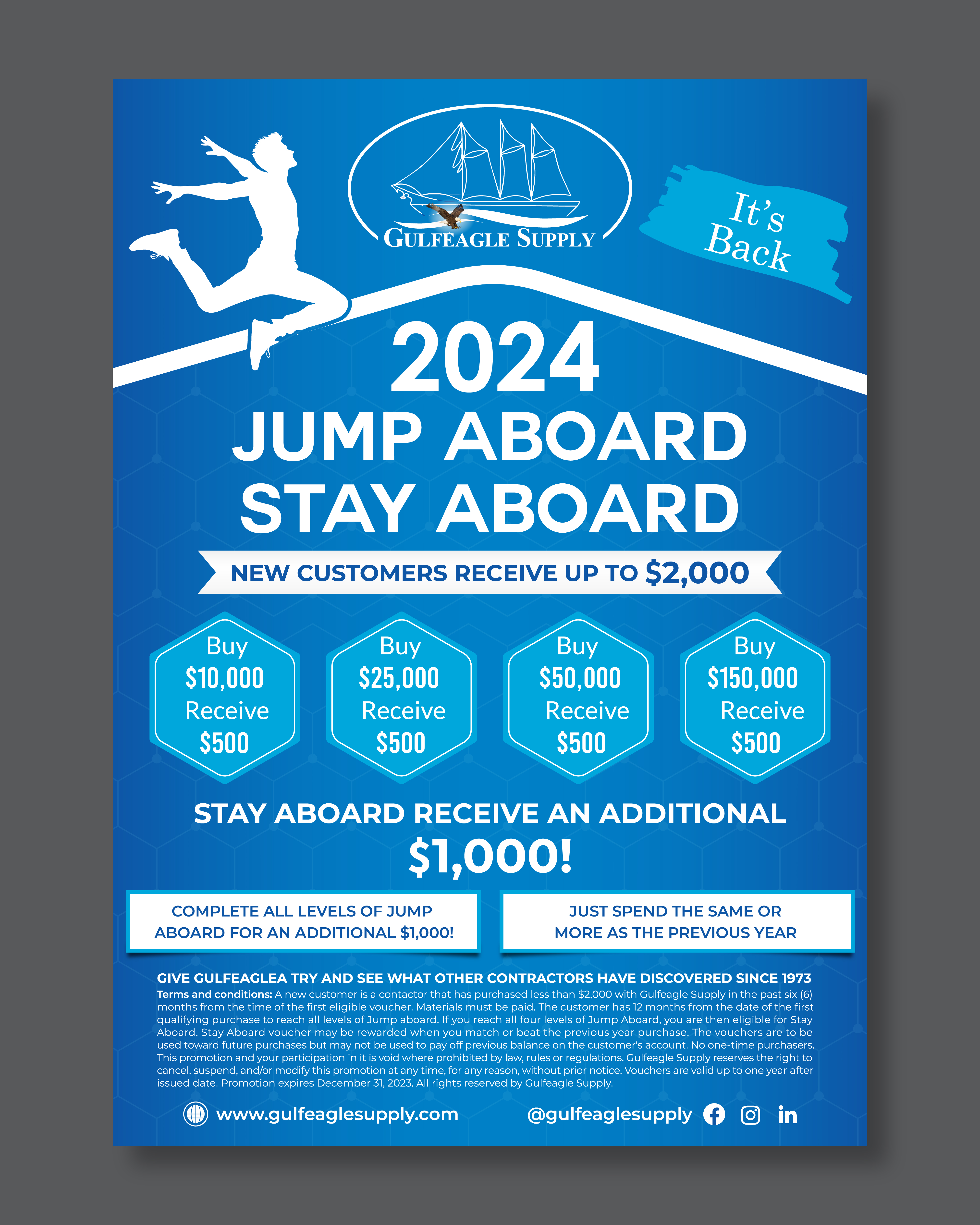 Flyer Design by Rifu Graphics for gulf eagle company | Design #32105250