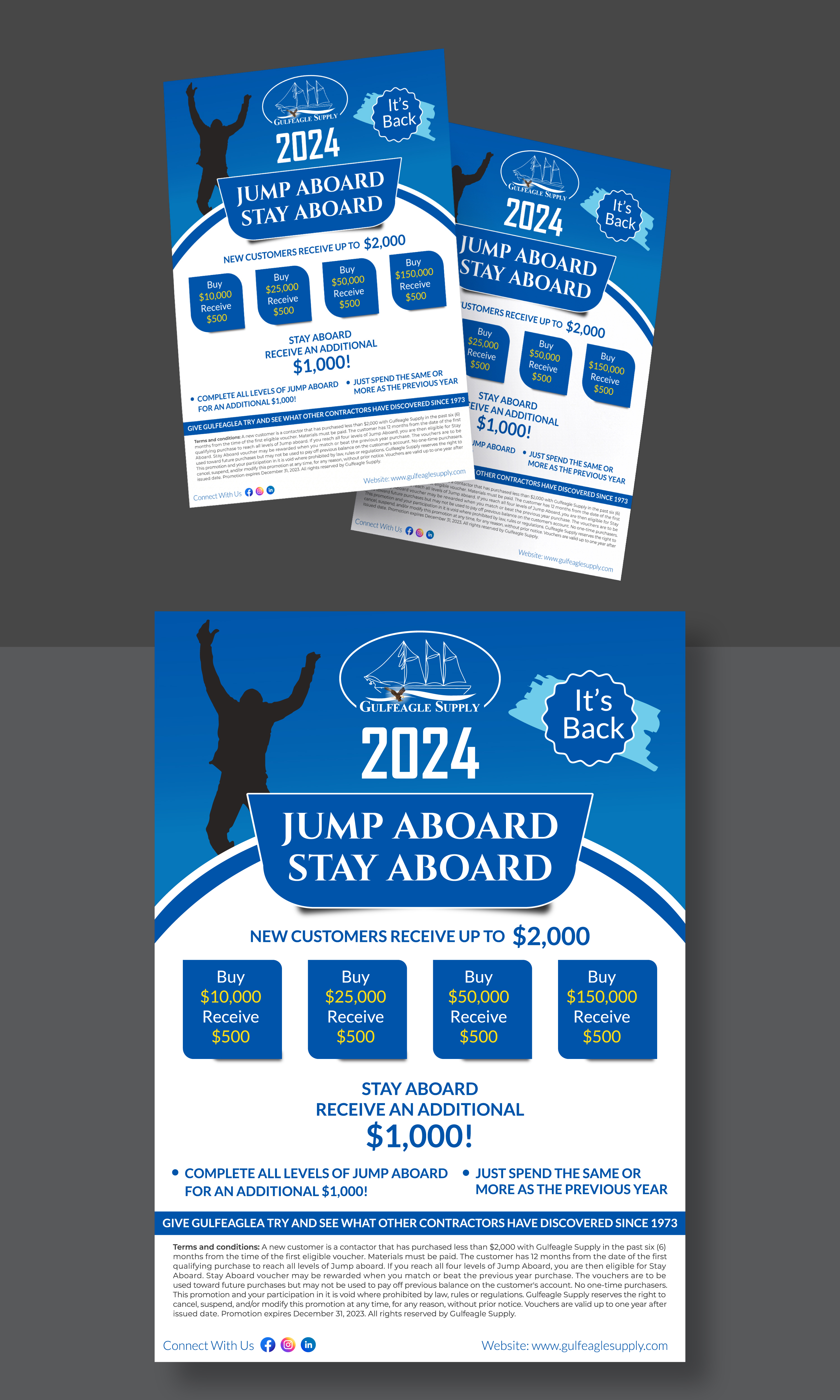 Flyer Design by Rifu Graphics for gulf eagle company | Design #32105435