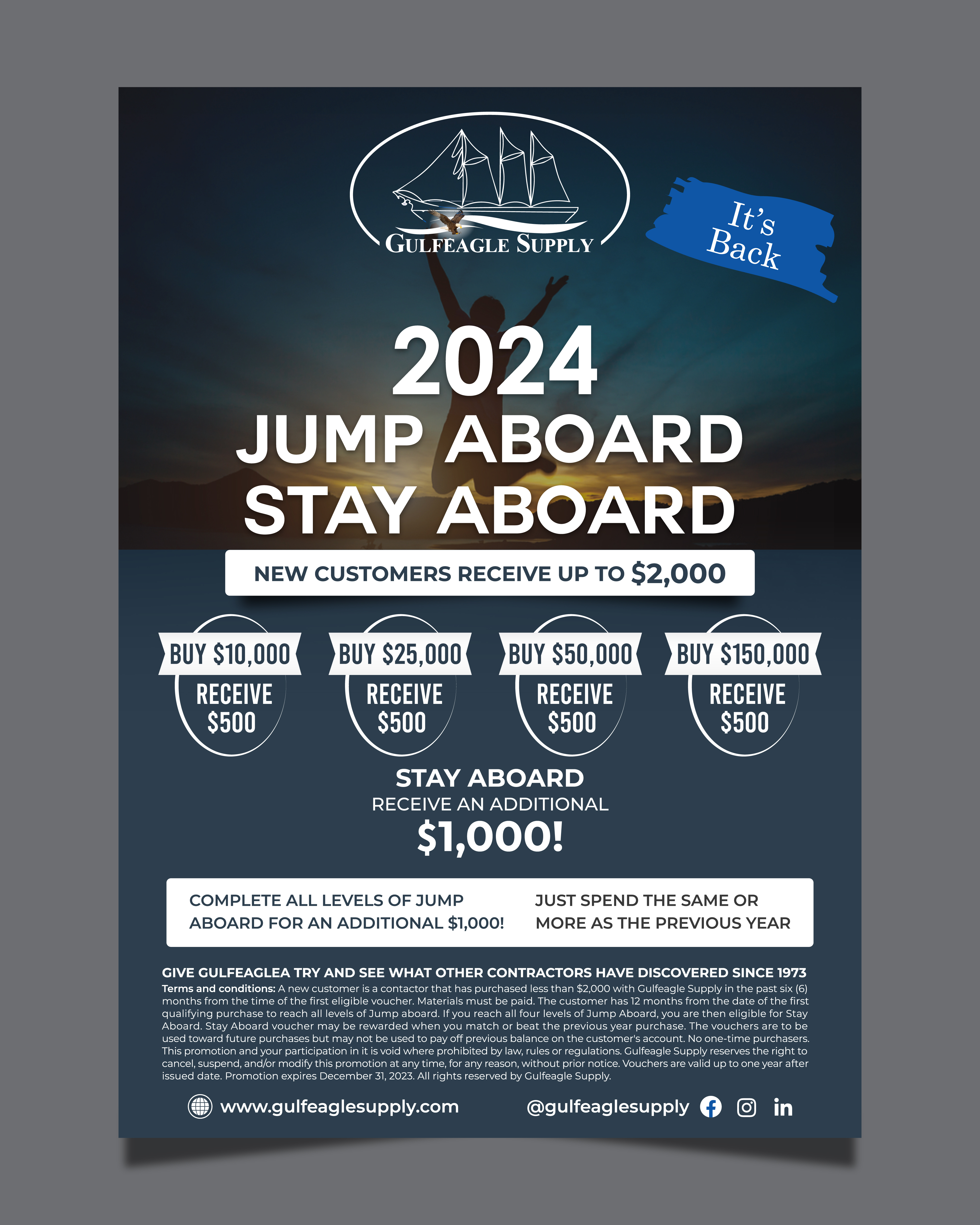 Flyer Design by Rifu Graphics for gulf eagle company | Design #32105796