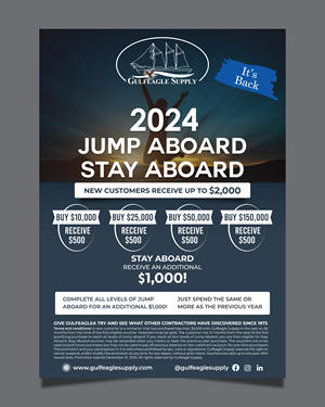 Flyer Design by Rifu Graphics for gulf eagle company | Design: #32105796