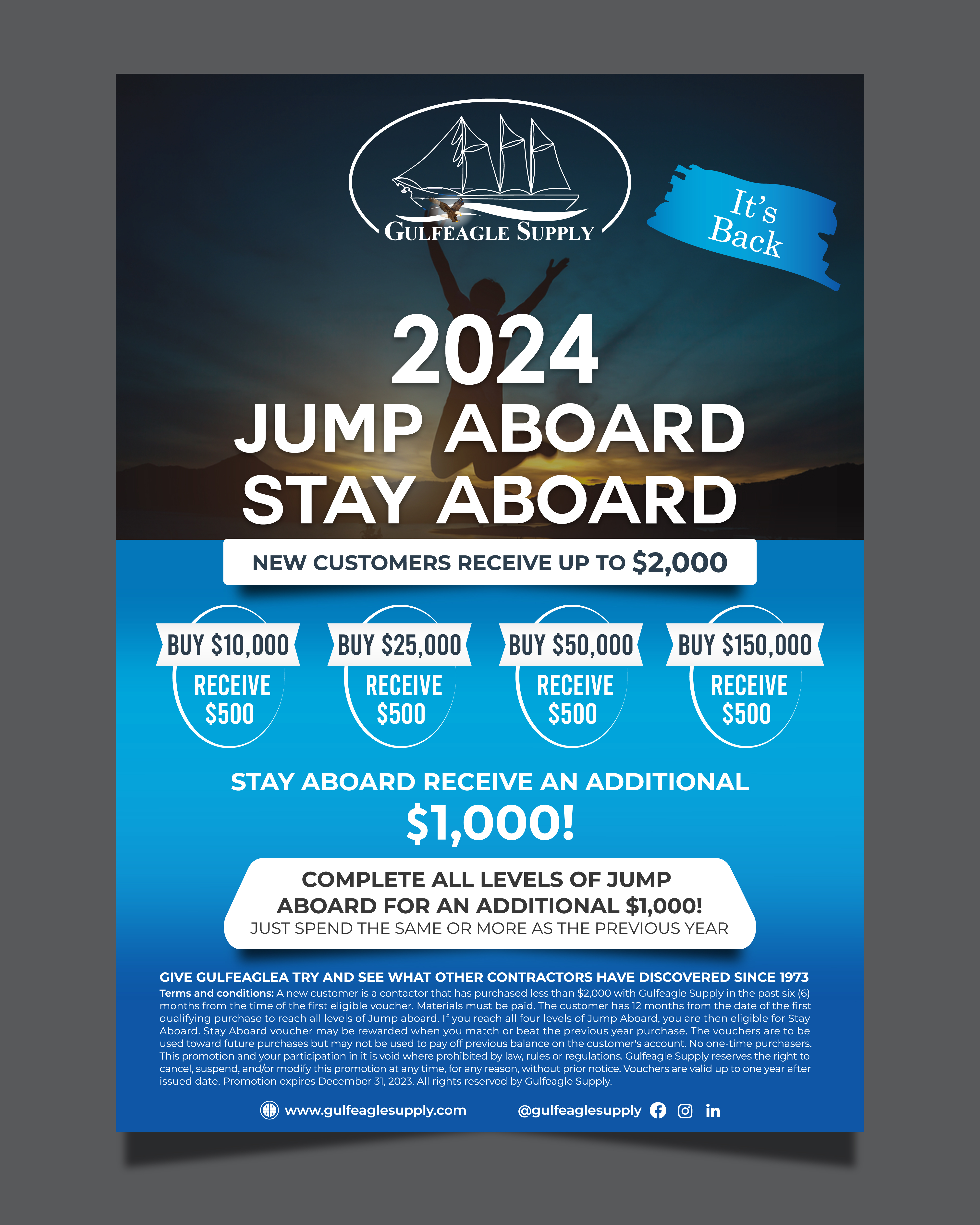 Flyer Design by Rifu Graphics for gulf eagle company | Design #32105880