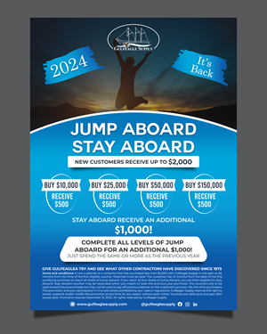 Flyer Design by Rifu Graphics for gulf eagle company | Design: #32105966