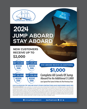 Flyer Design by Rifu Graphics for gulf eagle company | Design: #32112840