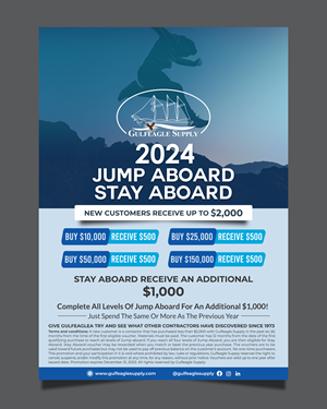 Flyer Design by Rifu Graphics for gulf eagle company | Design: #32113292