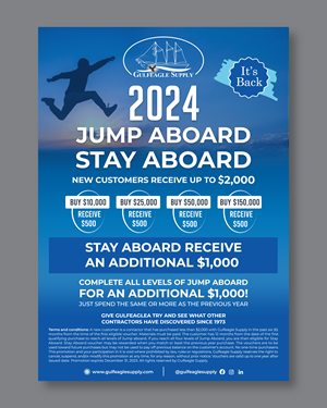 Flyer Design by Rifu Graphics for gulf eagle company | Design: #32116136