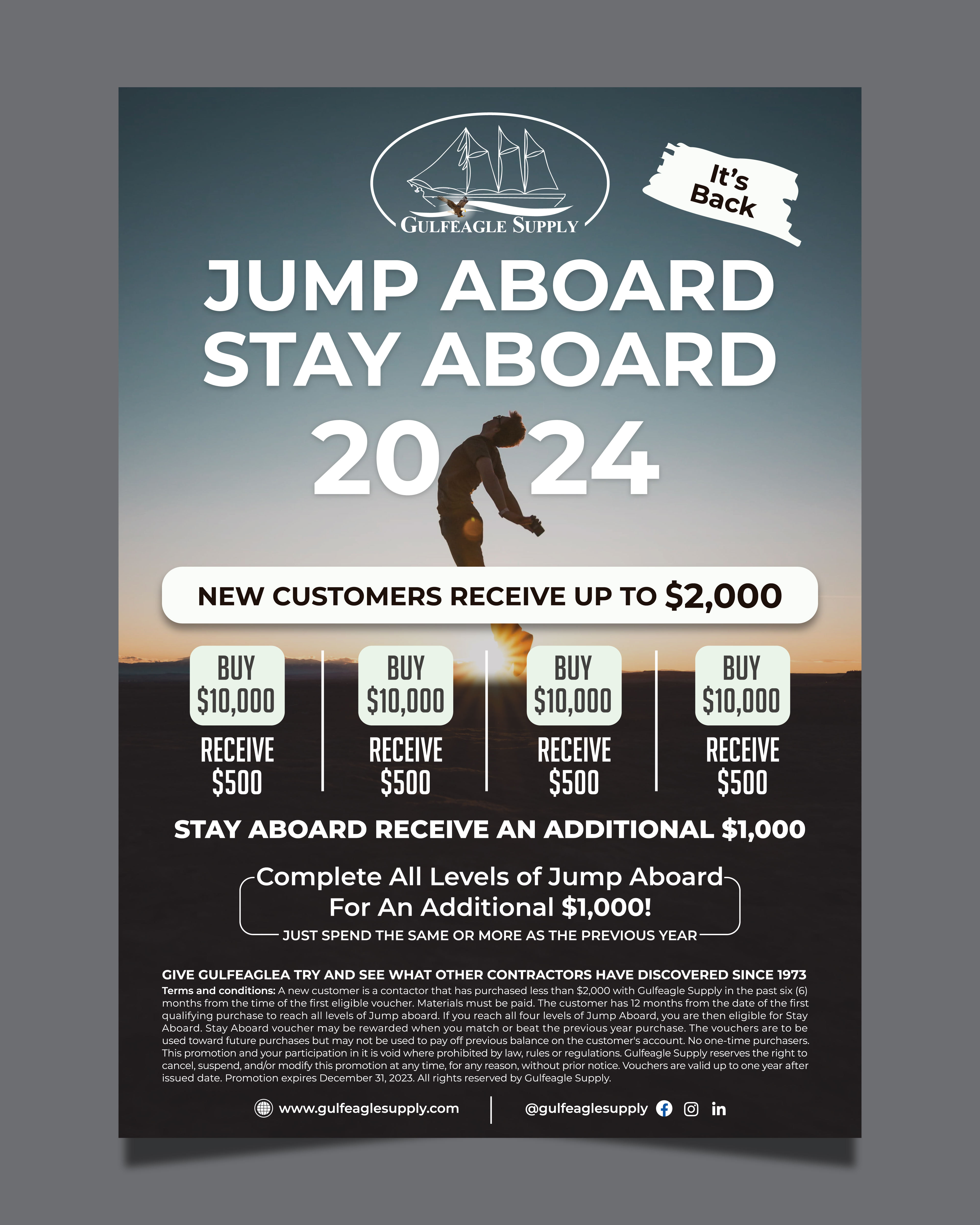 Flyer Design by Rifu Graphics for gulf eagle company | Design #32116489