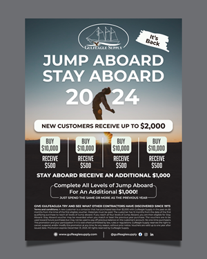 Flyer Design by Rifu Graphics for gulf eagle company | Design: #32116489