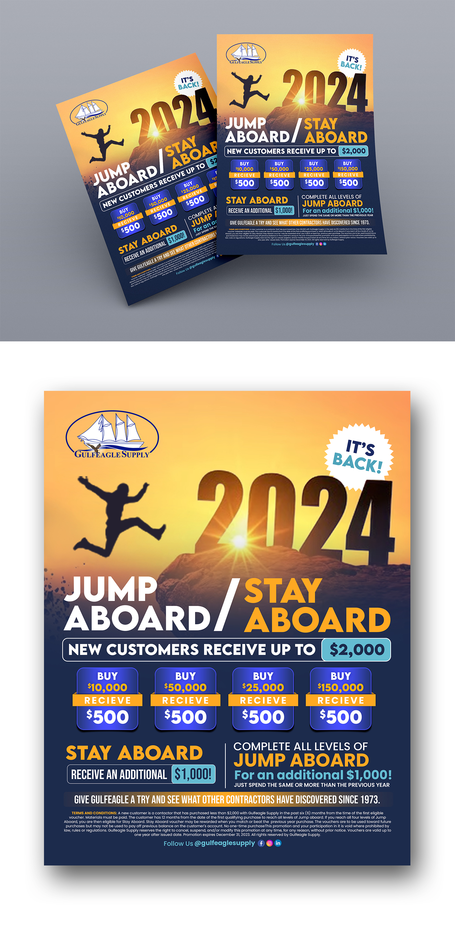Flyer Design by debdesign for gulf eagle company | Design #32101663