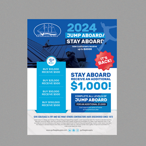 Flyer Design by Stan$oul for gulf eagle company | Design: #32100503