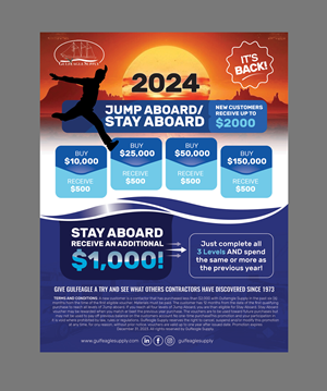 Flyer Design by Stan$oul for gulf eagle company | Design: #32175863