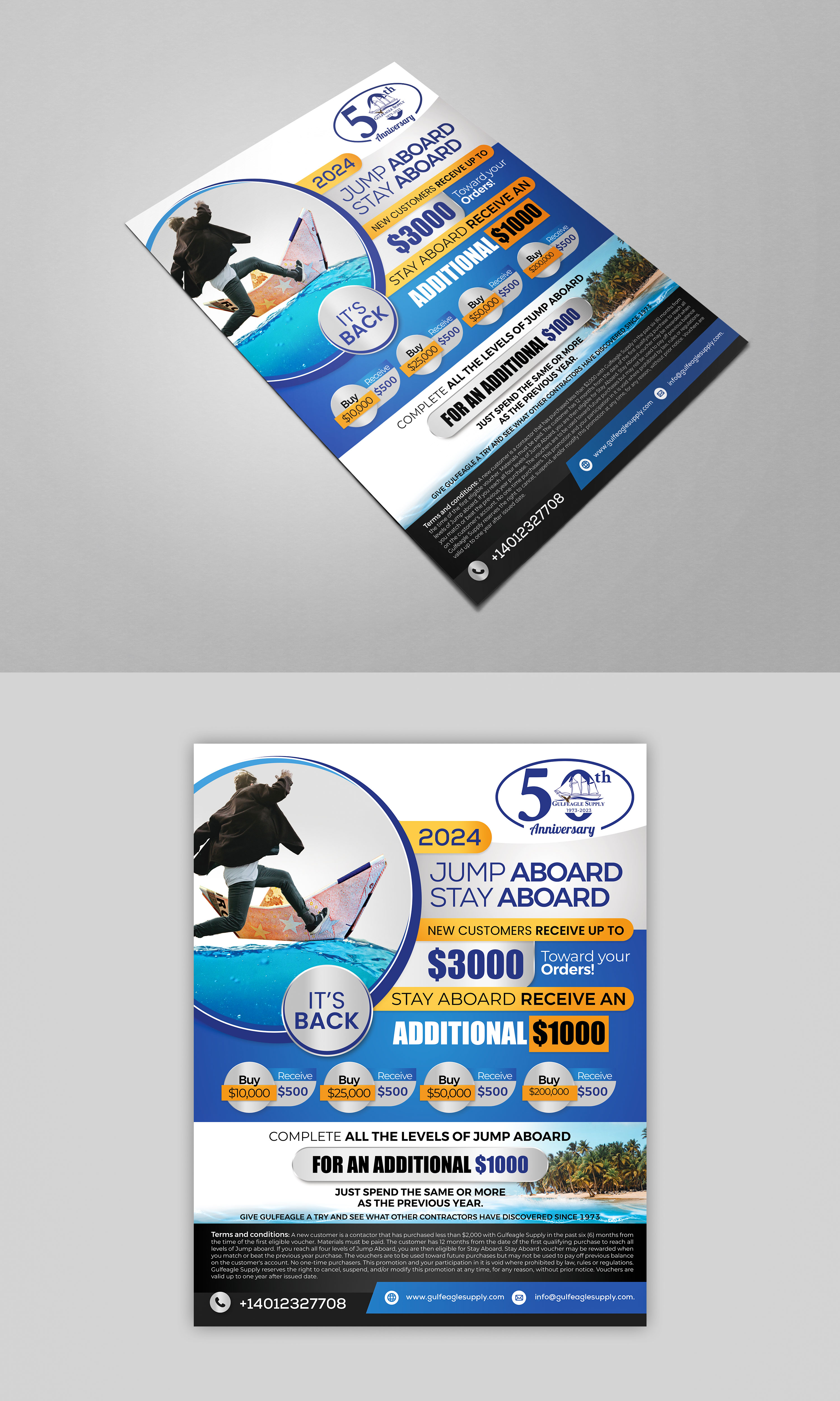 Flyer Design by HeshanKavinda for gulf eagle company | Design #32103393