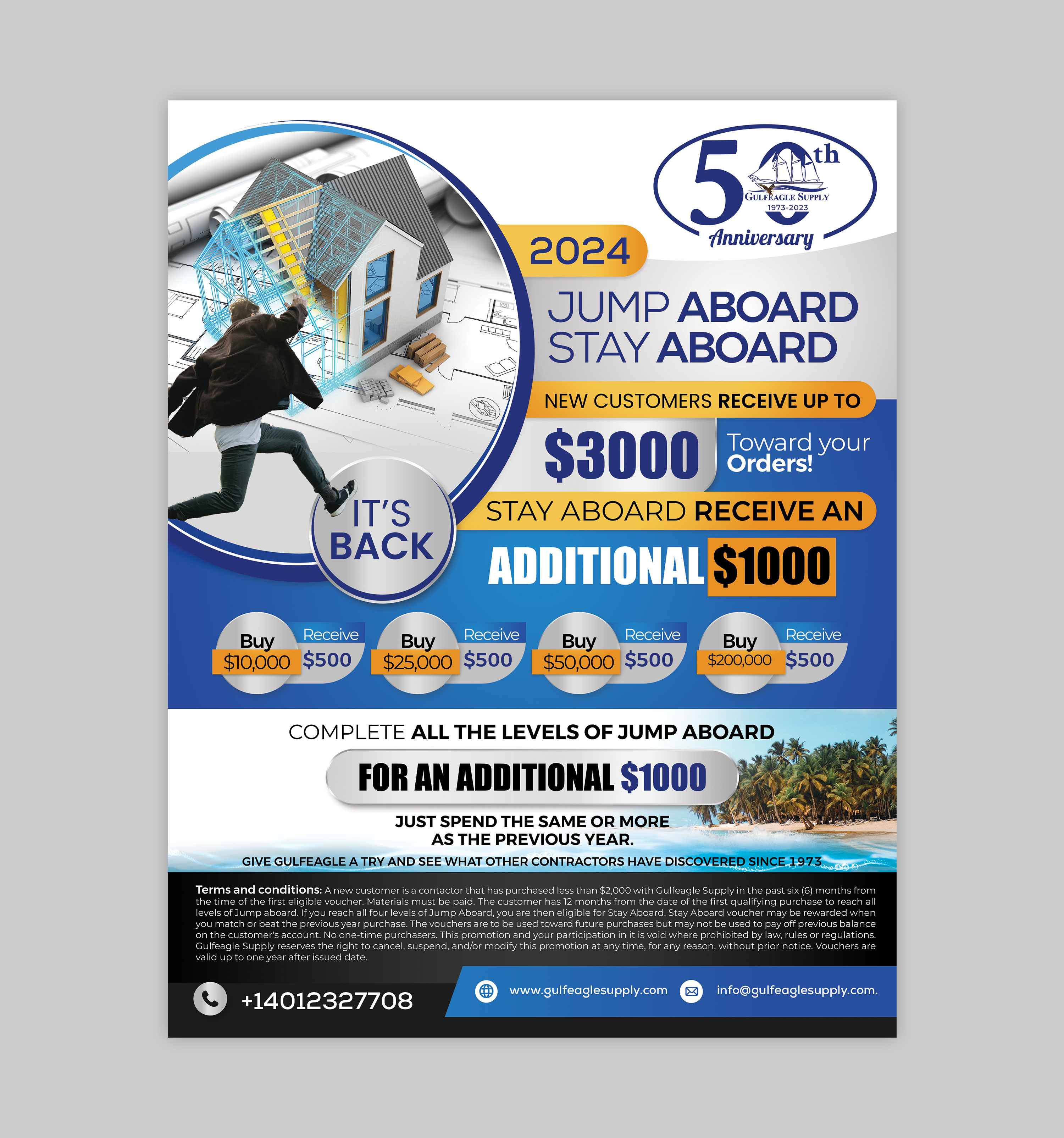 Flyer Design by HeshanKavinda for gulf eagle company | Design #32103477