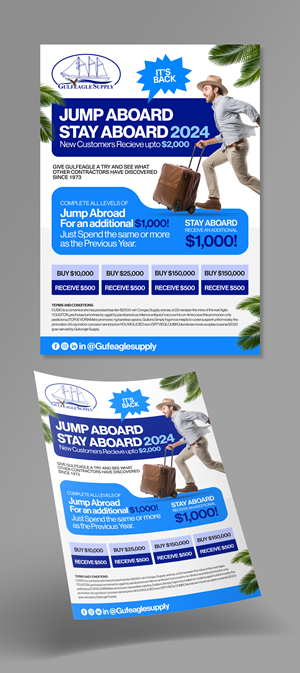 Flyer Design by Graphic Guy for gulf eagle company | Design #32101035