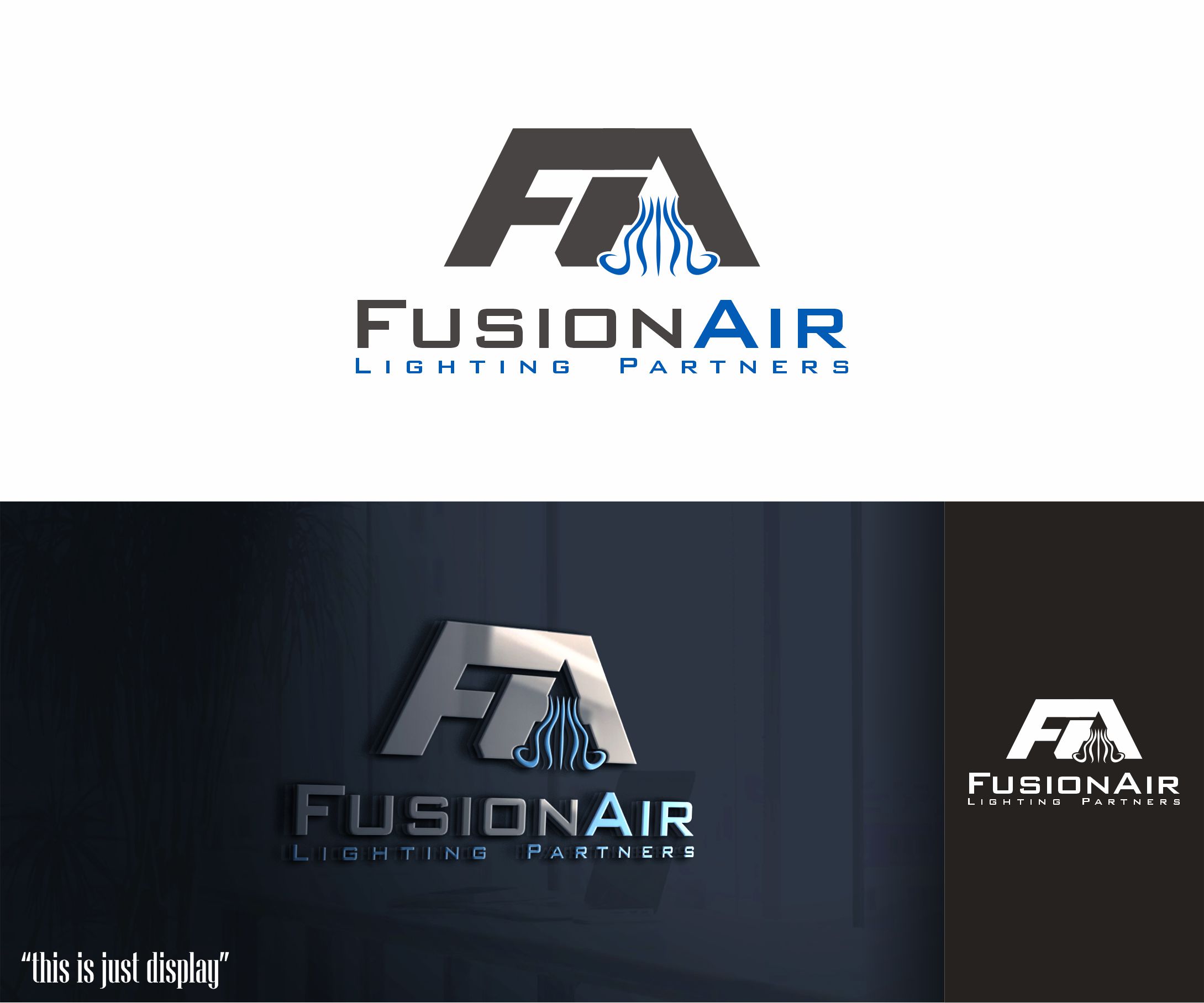 Logo Design by alkaline for Brilliant Lighting Inc. | Design #32097621