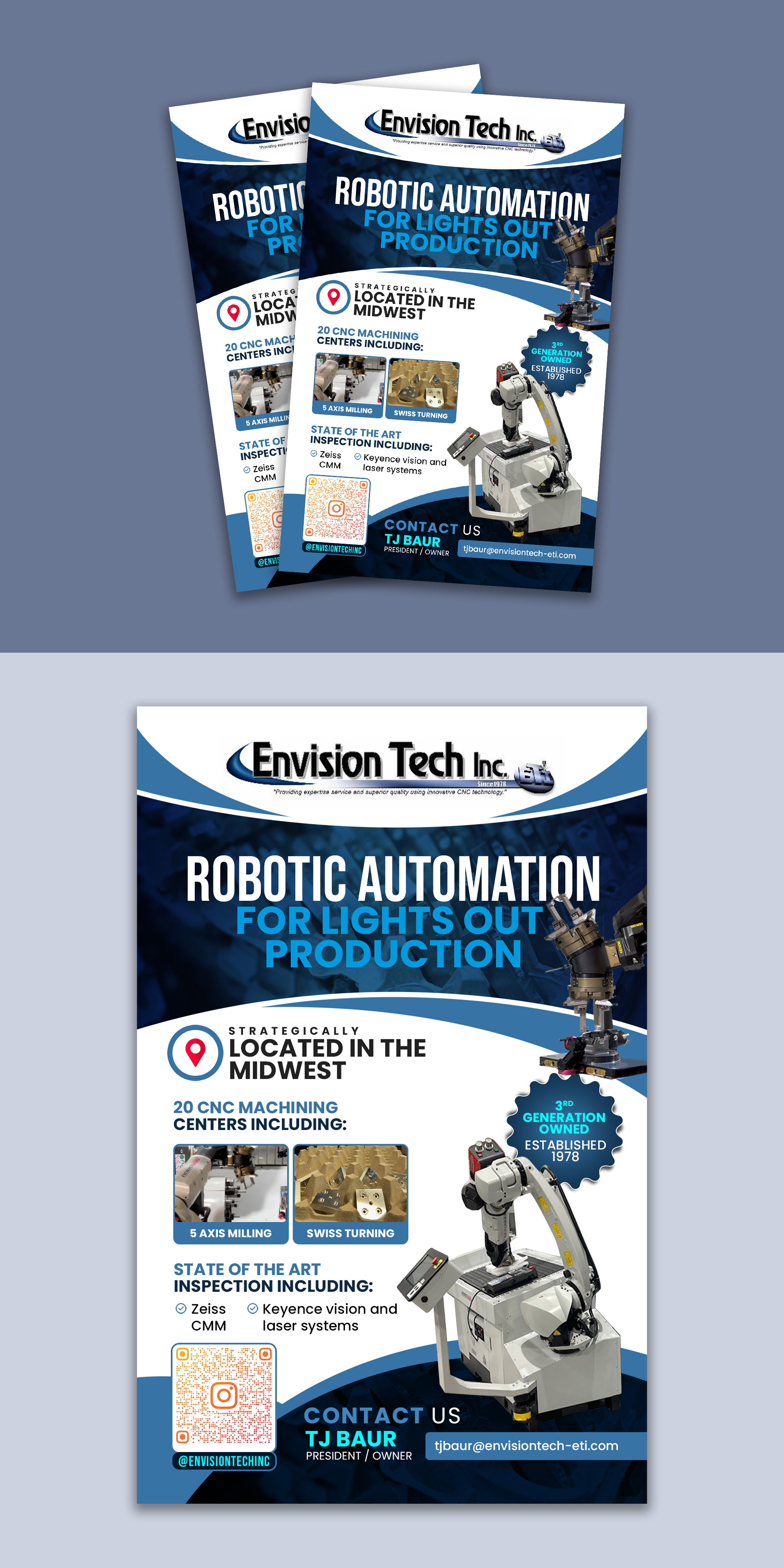 Flyer Design by debdesign for Envision Tech Inc | Design #32107973