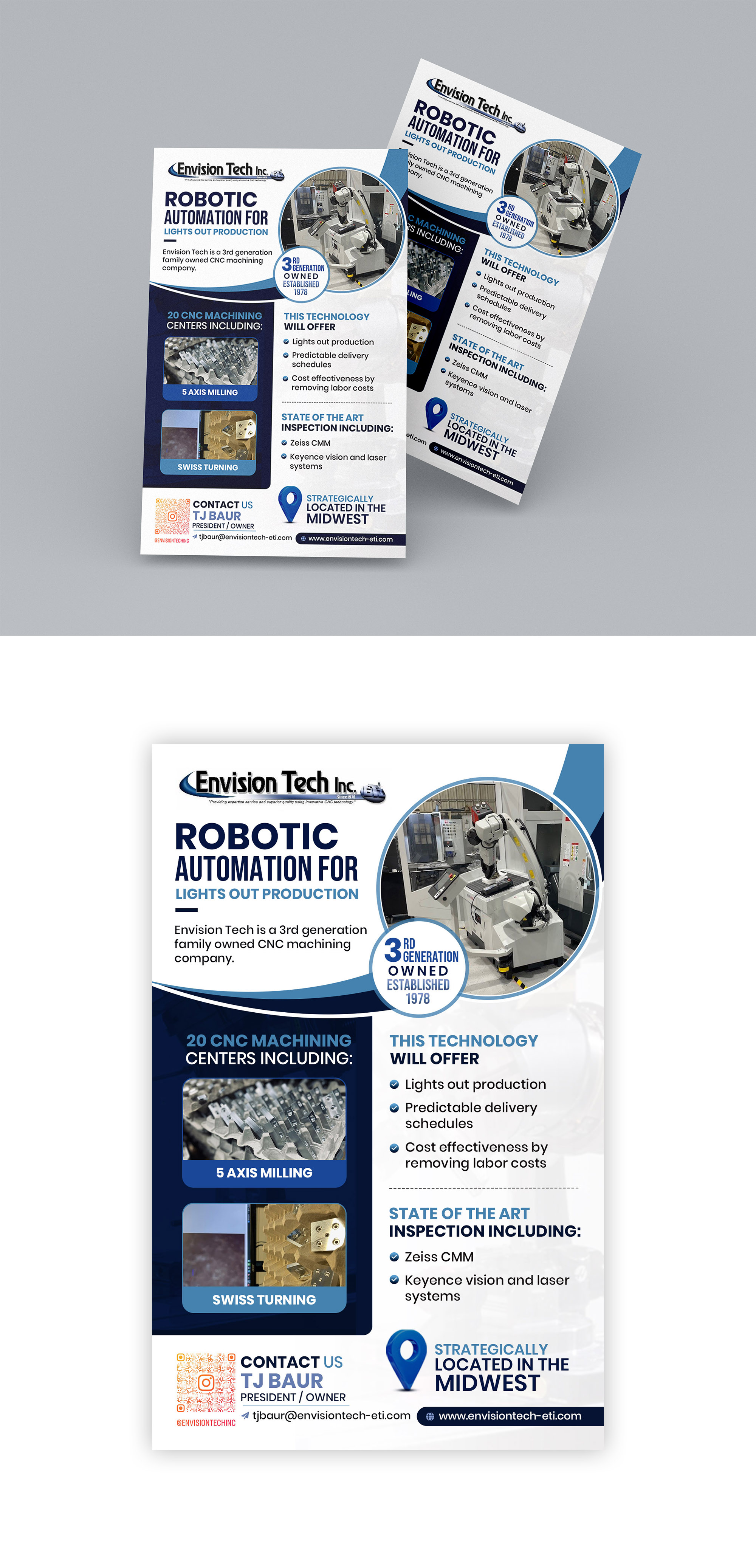 Flyer Design by debdesign for Envision Tech Inc | Design #32109013
