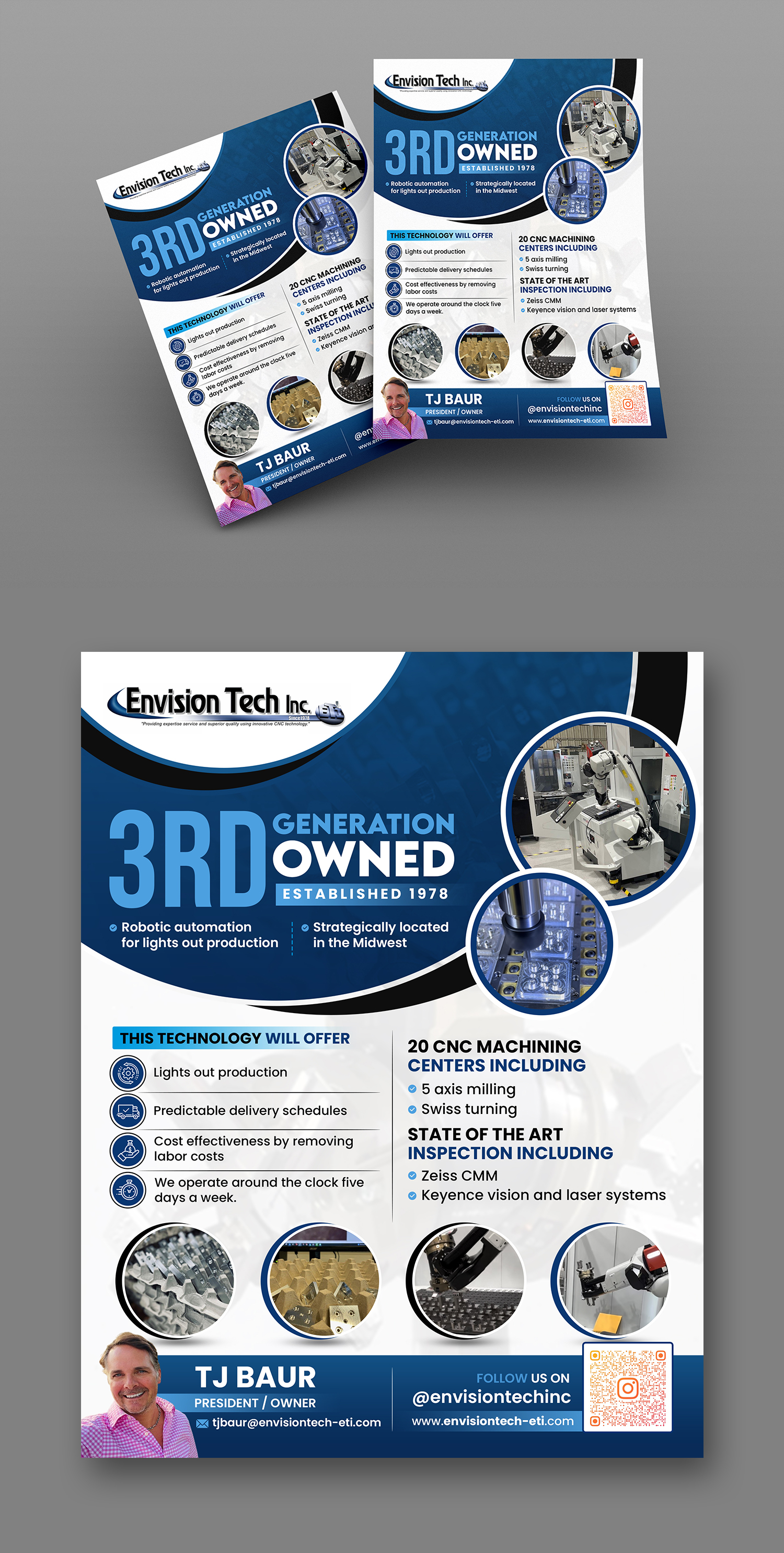 Flyer Design by debdesign for Envision Tech Inc | Design #32109206