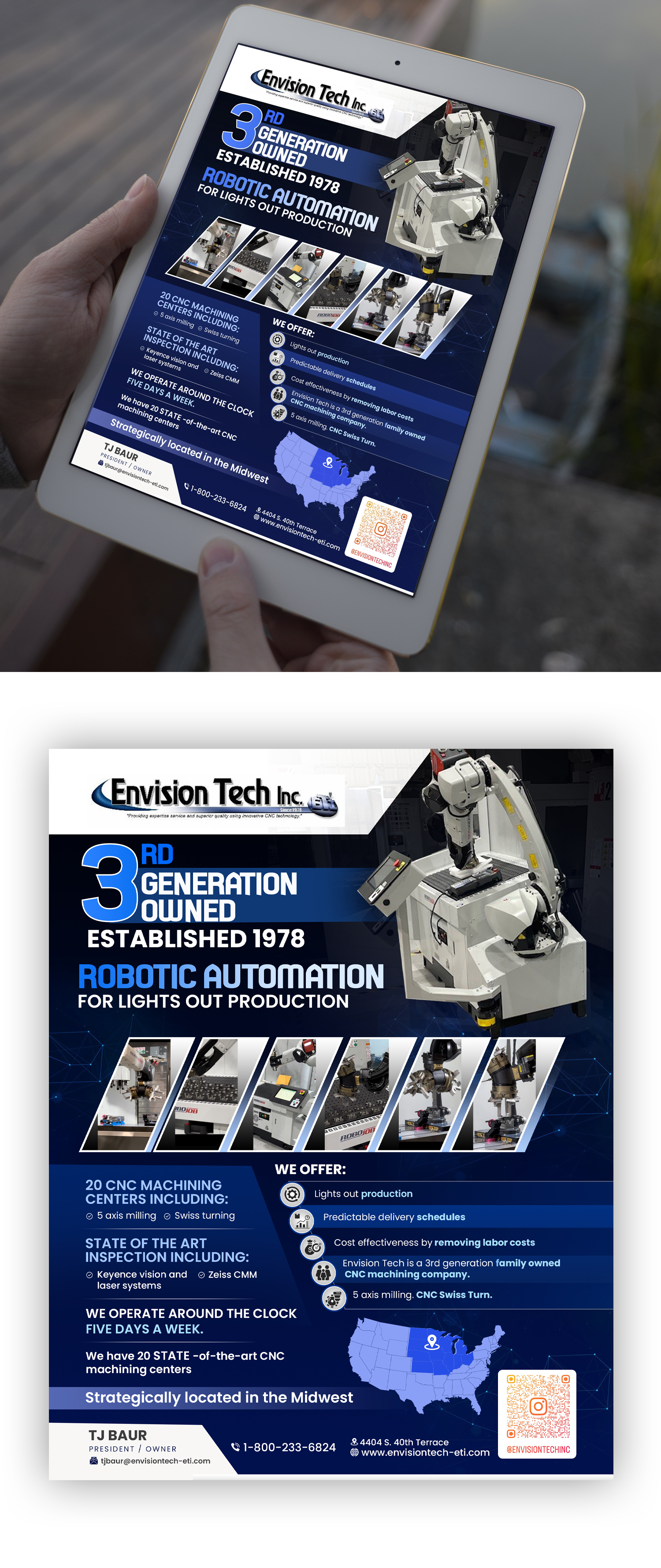 Flyer Design by debdesign for Envision Tech Inc | Design #32109691