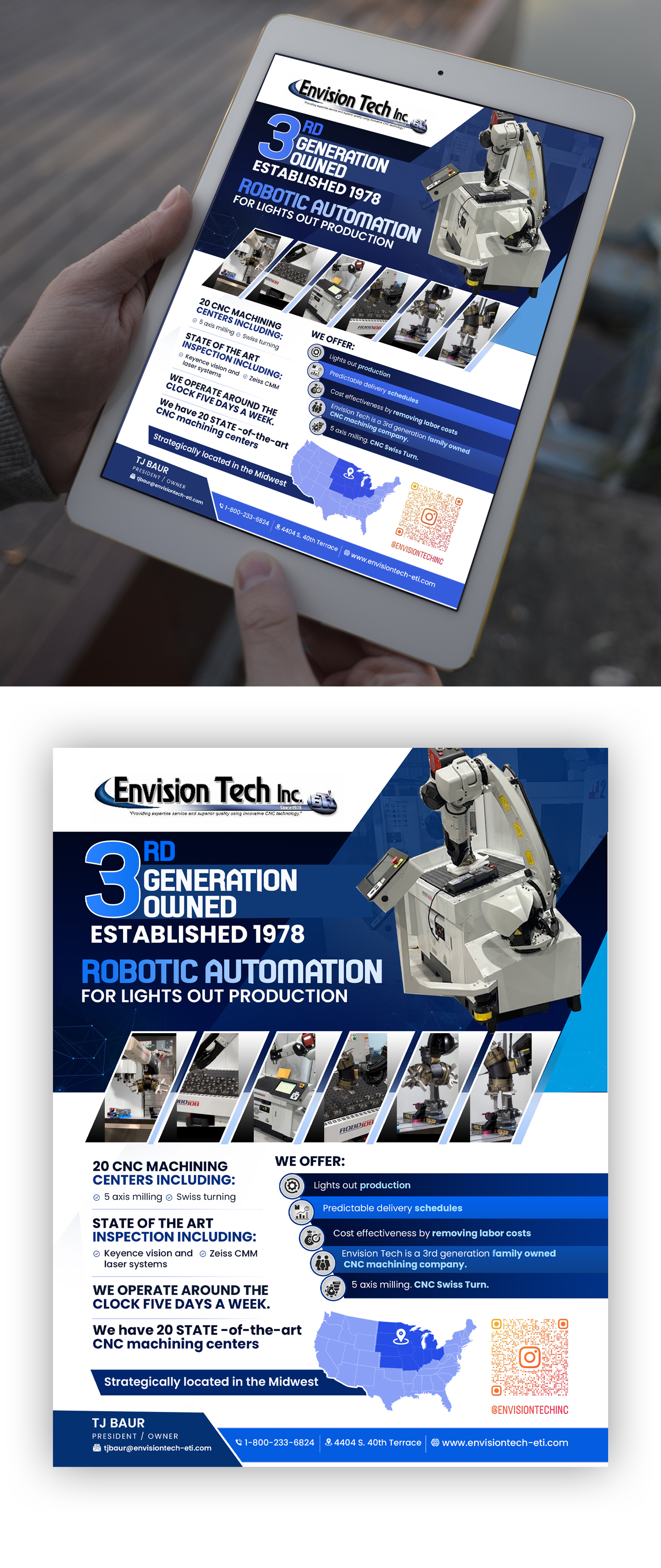 Flyer Design by debdesign for Envision Tech Inc | Design #32109692