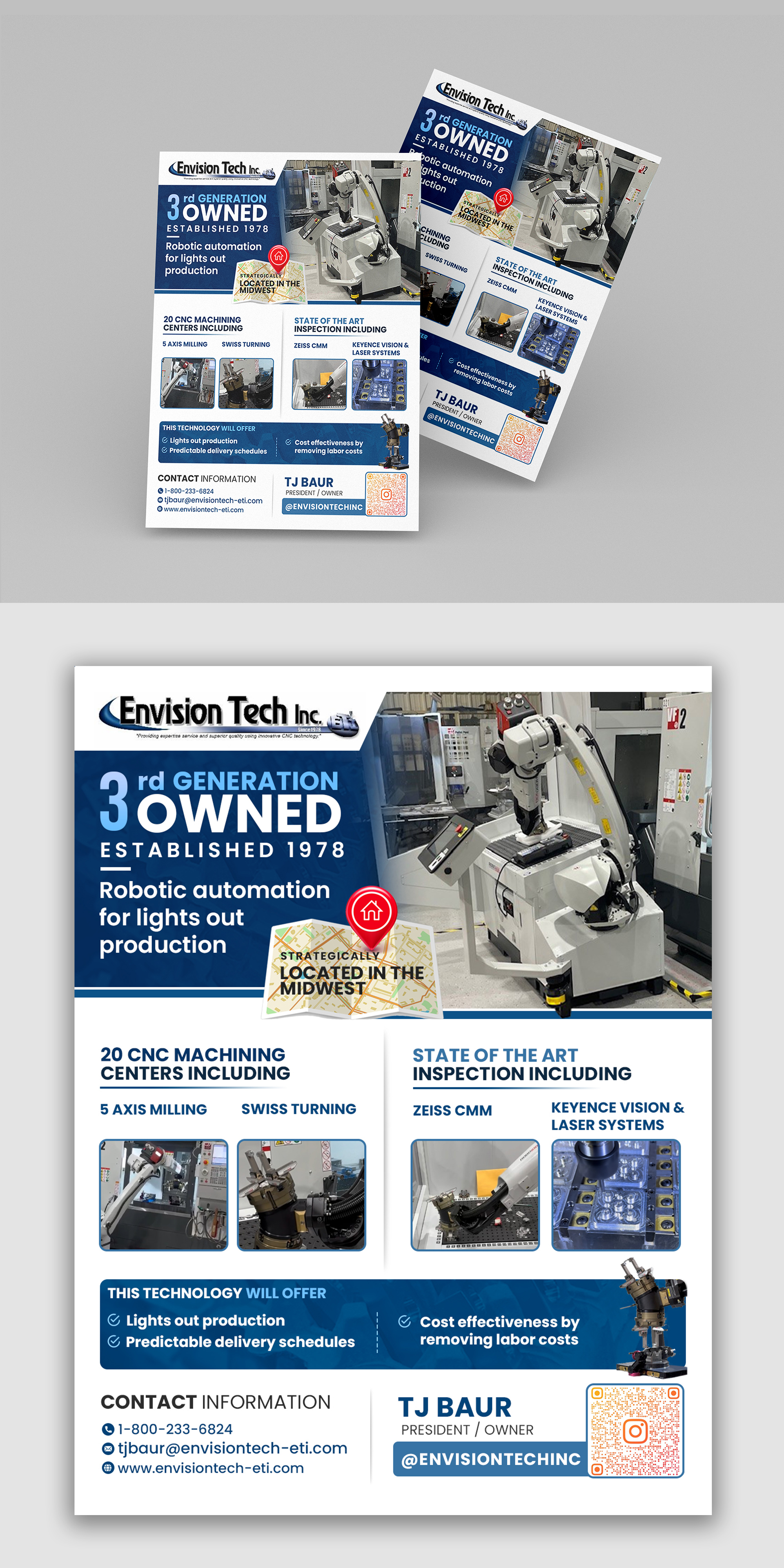 Flyer Design by debdesign for Envision Tech Inc | Design #32110230