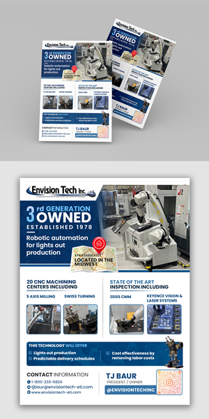 Flyer Design by debdesign for Envision Tech Inc | Design: #32110230