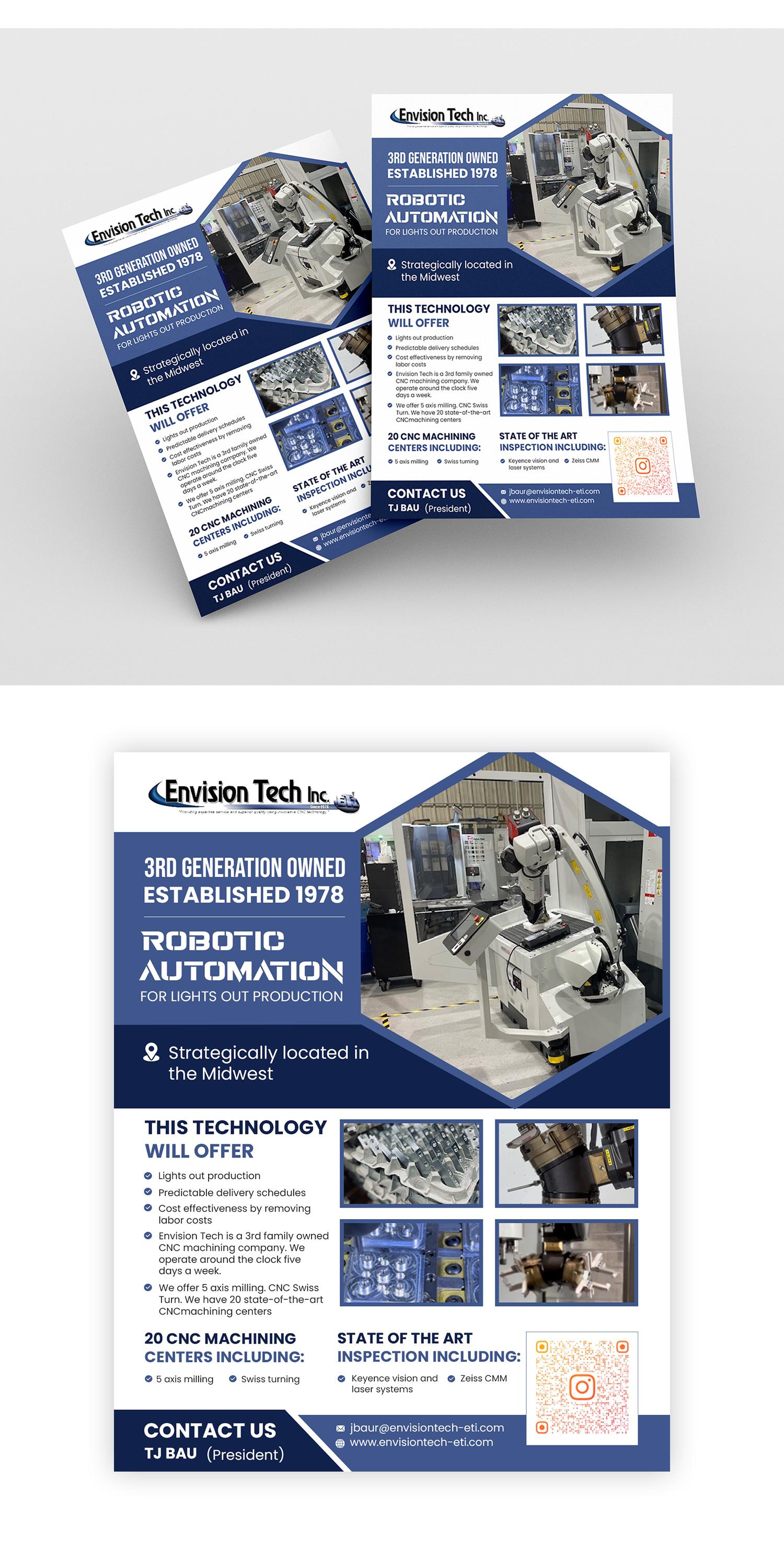 Flyer Design by debdesign for Envision Tech Inc | Design #32110543