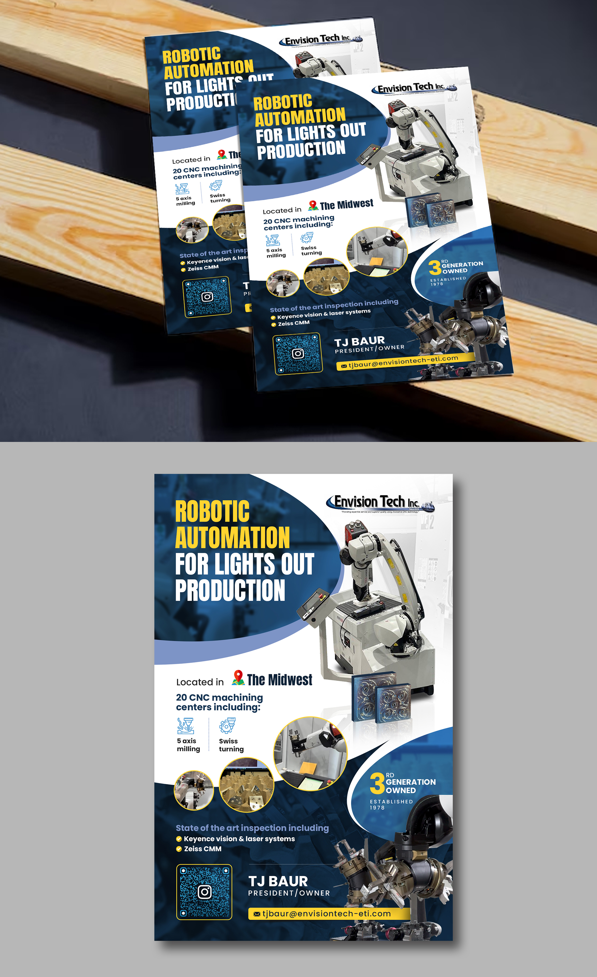 Flyer Design by debdesign for Envision Tech Inc | Design #32110860