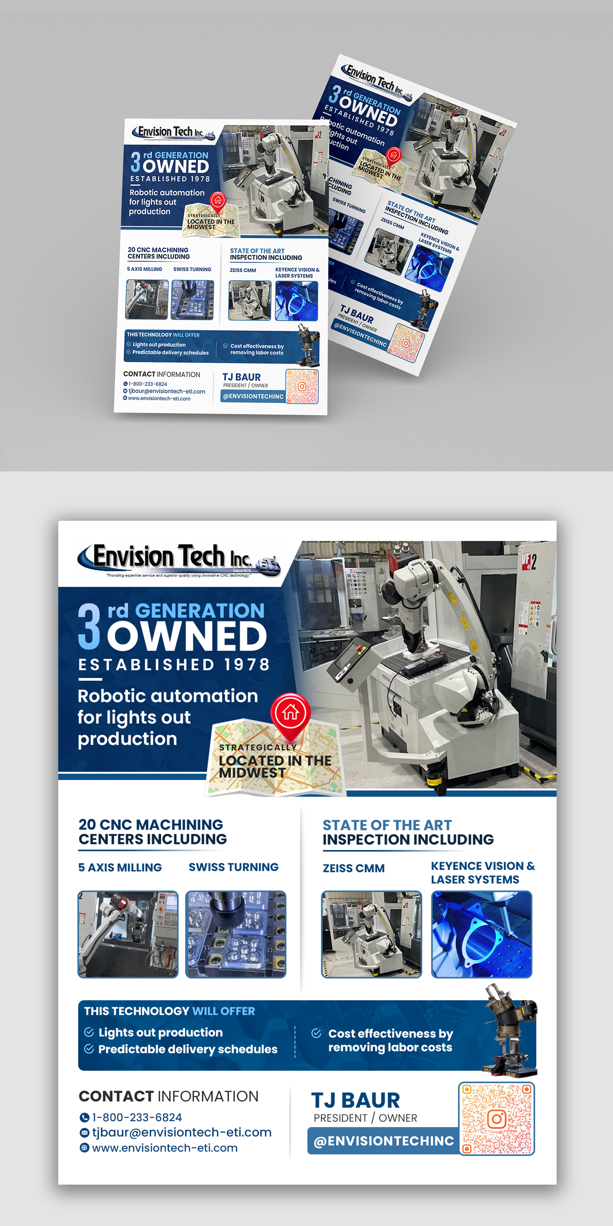 Flyer Design by debdesign for Envision Tech Inc | Design #32120245
