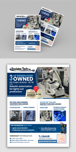 Flyer Design by debdesign for Envision Tech Inc | Design: #32120245