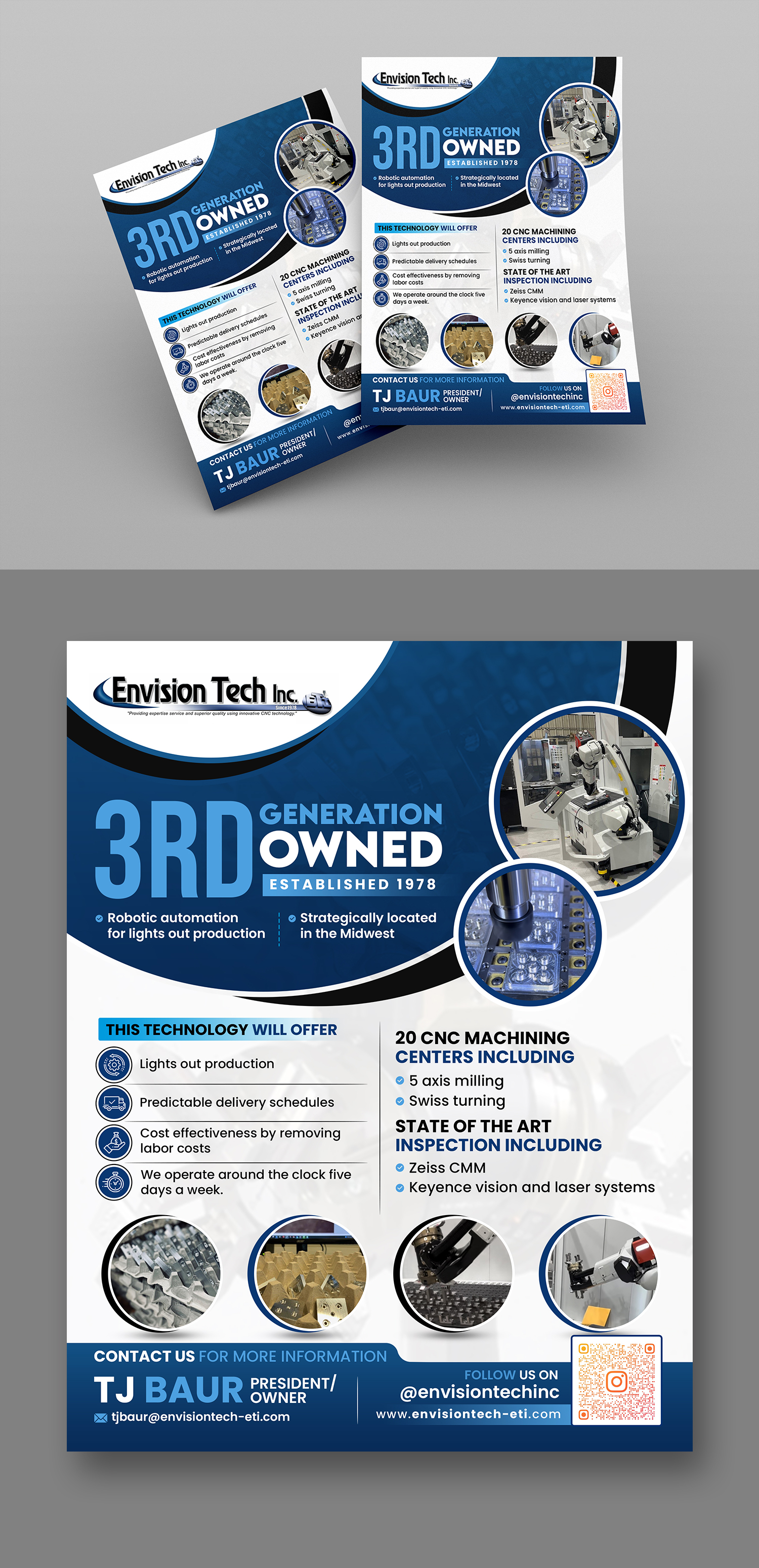Flyer Design by debdesign for Envision Tech Inc | Design #32120259